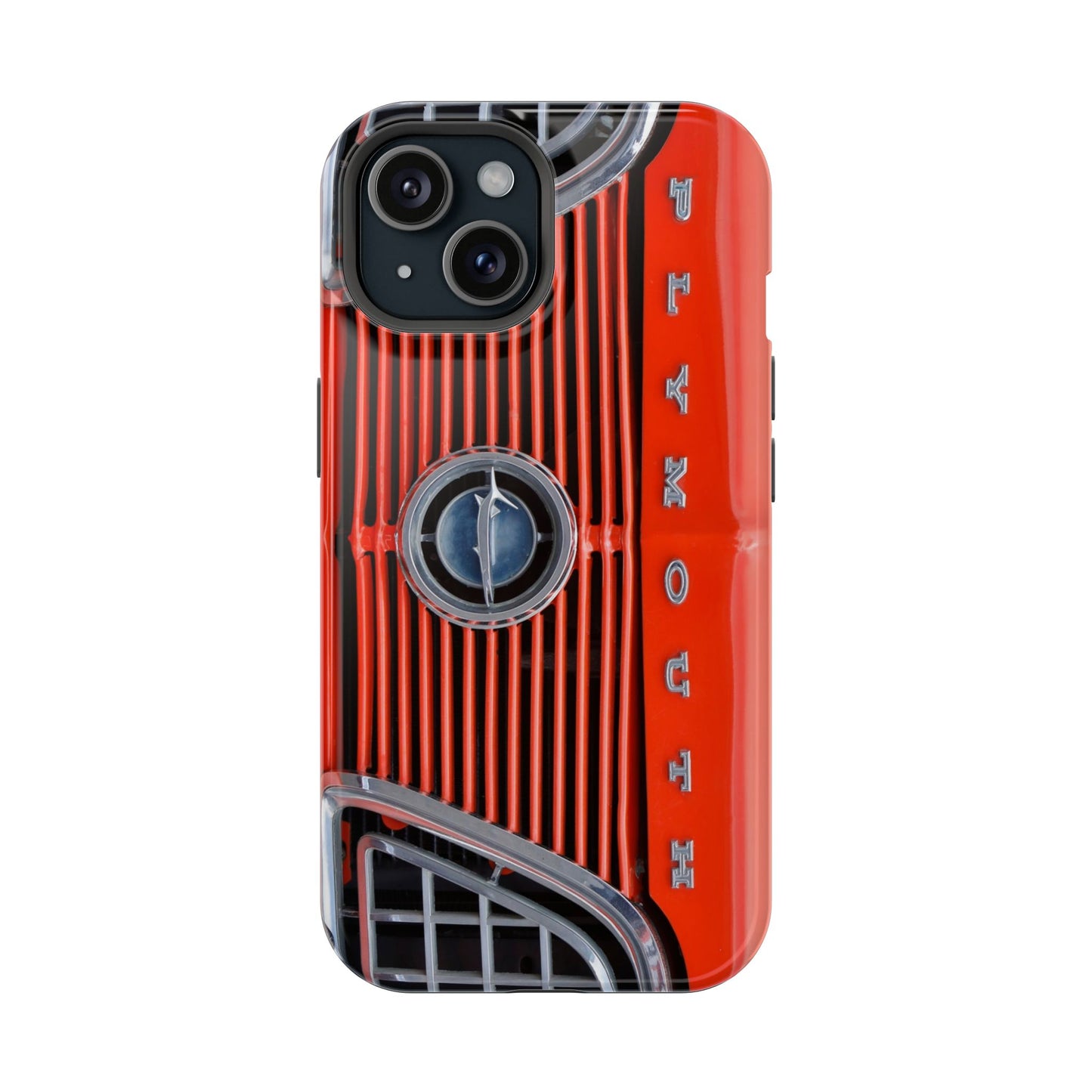 Car Enthusiast Phone Case, Muscle Car Lover Gift, Automotive Grill Design, Auto Fan Accessory, Vehicle Logo Cover, Retro Classic Car