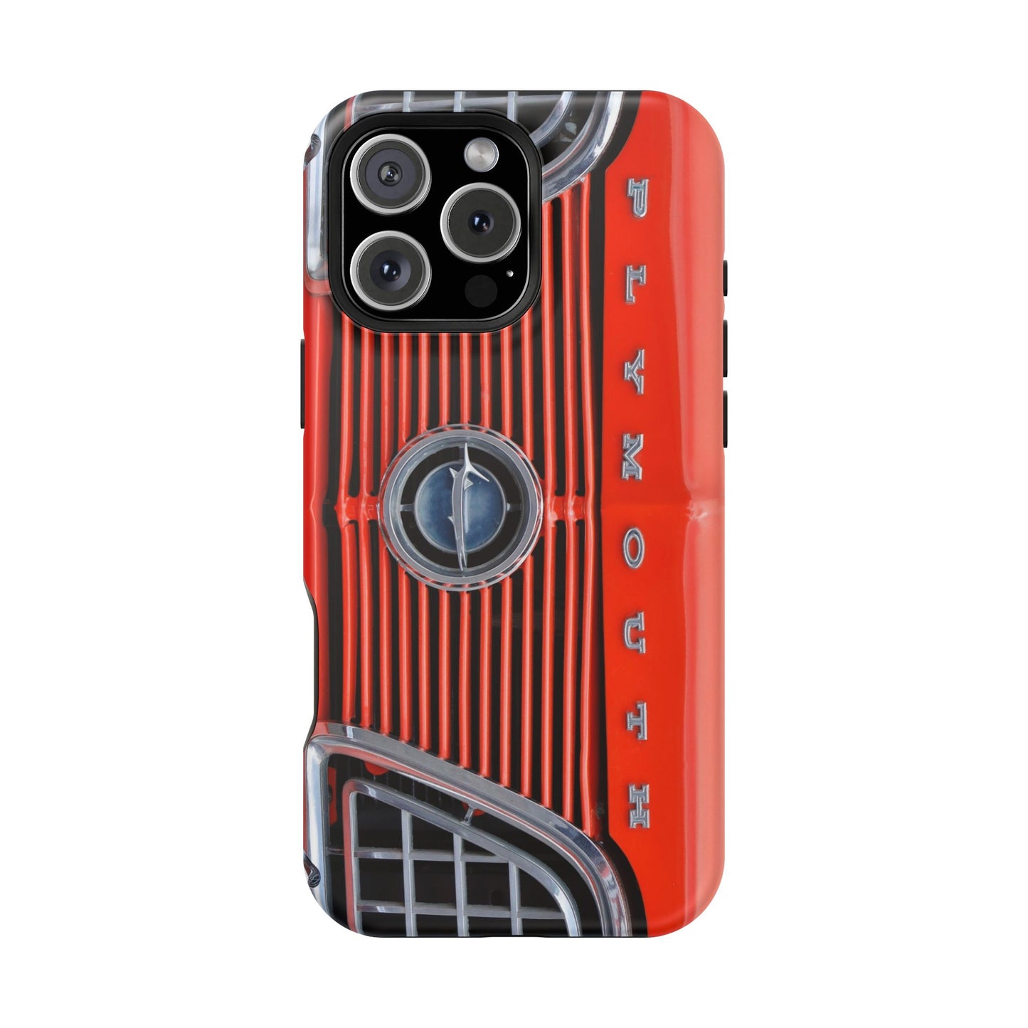 Car Enthusiast Phone Case, Muscle Car Lover Gift, Automotive Grill Design, Auto Fan Accessory, Vehicle Logo Cover, Retro Classic Car