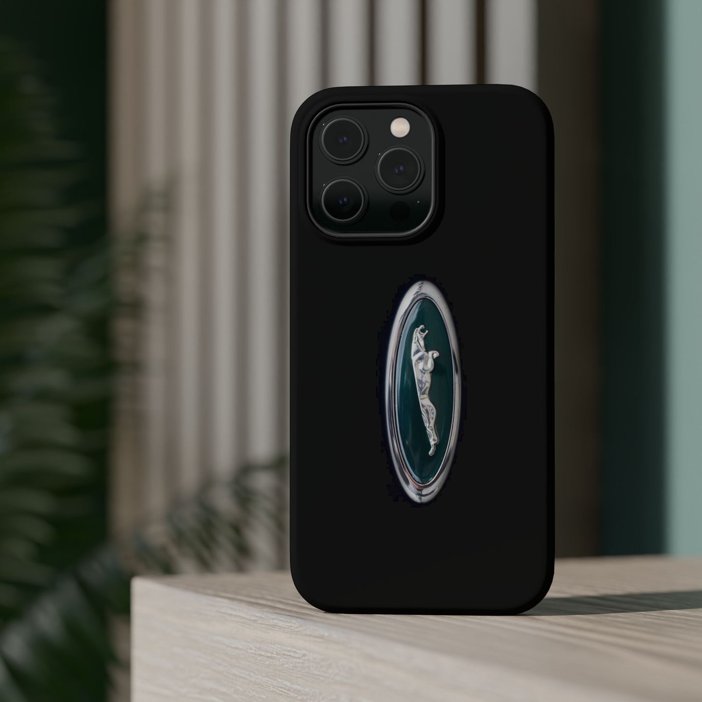 Magnetic Tough Cases, Classic Jaguar 'Leaper' Car Badge, Car Lover Gift, Protective iPhone Cover, Unique Design, Automotive Enthusiast
