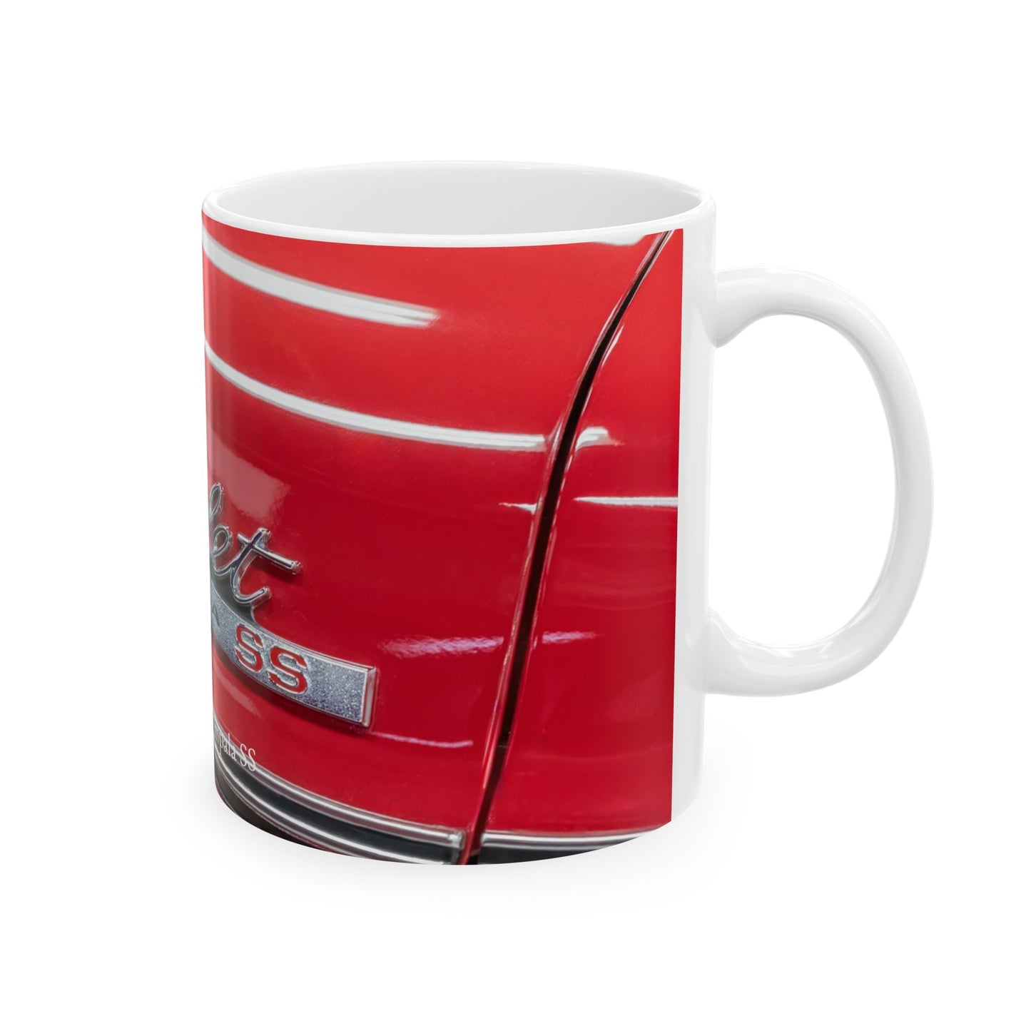 Chevrolet Impala Classic Car Ceramic Mug, Vintage Muscle Car Coffee Cup, Antique Automobile Gift, Hot Rod Drinkware, Car Enthusiast Tea Mug