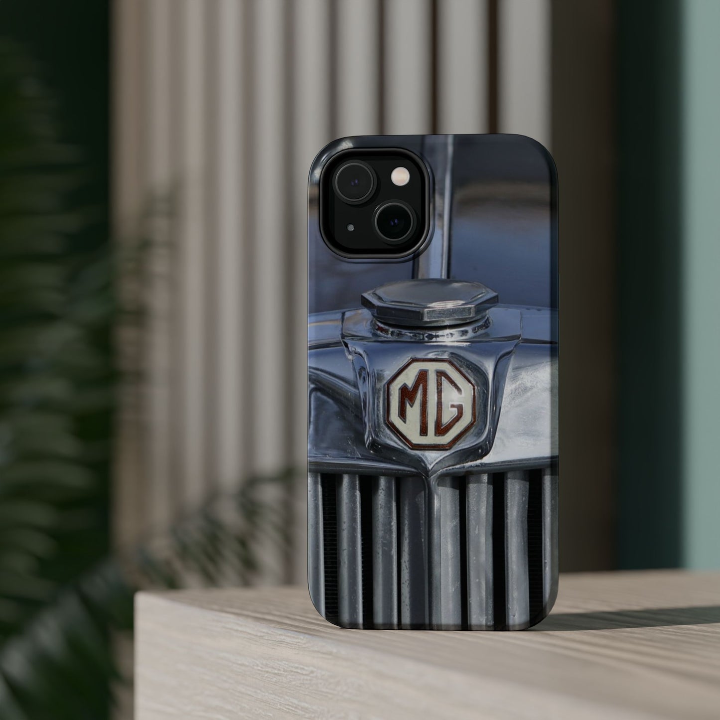 iPhone Case, 1953 MG TD Classic Sports Car Magnetic Tough Case, Vintage Car Gift, Car Enthusiast Phone Cover, Vehicle Lover Tech Accessory,