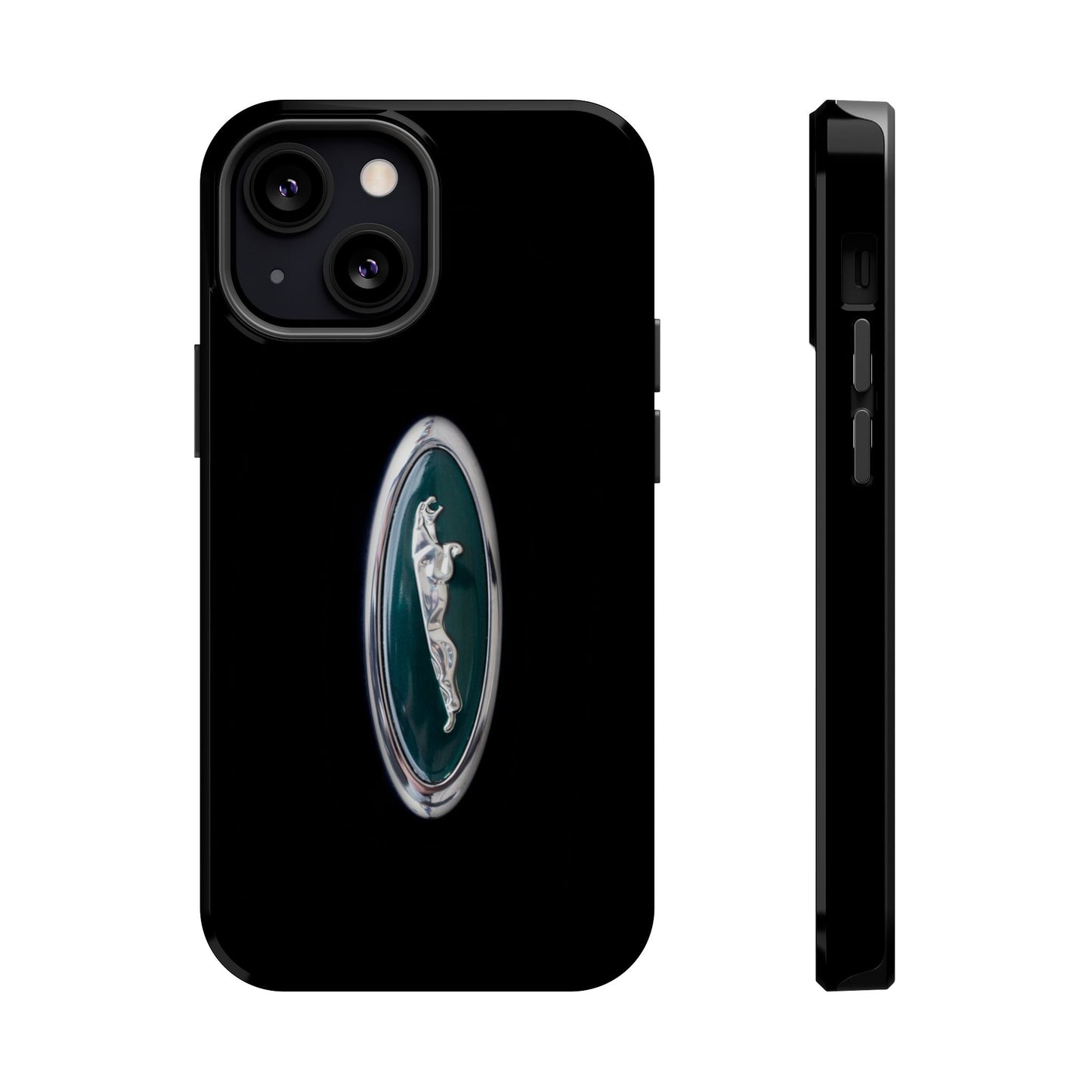 Magnetic Tough Cases, Classic Jaguar 'Leaper' Car Badge, Car Lover Gift, Protective iPhone Cover, Unique Design, Automotive Enthusiast