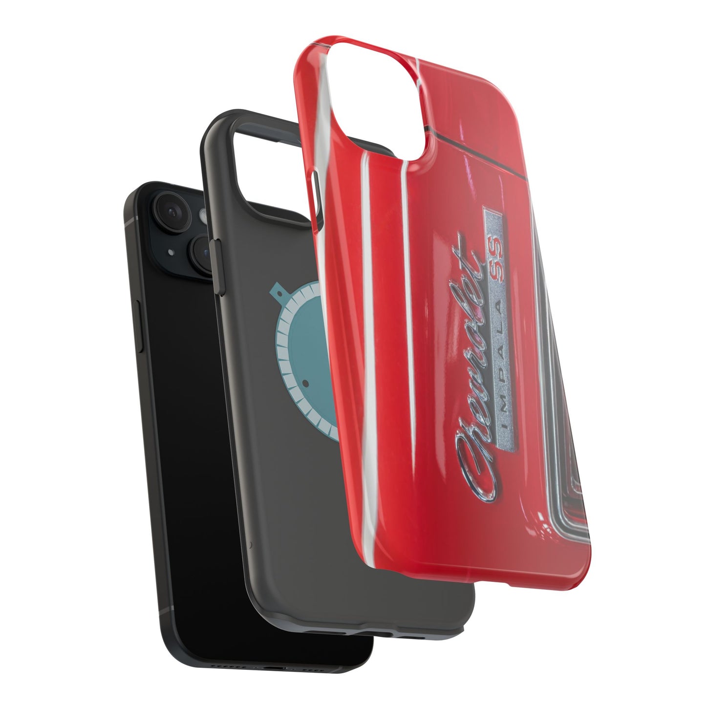 Magnetic Tough Cases, Chevrolet Impala SS classic muscle car logo badge, Protective Phone Cover, Vintage Car Lover Gift, Custom Phone Case,
