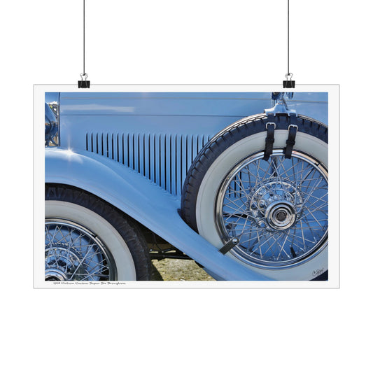 Vintage Car Wall Art Poster, Retro Automobile Print, Home Décor, Auto Enthusiast Gift, Matte Art Print