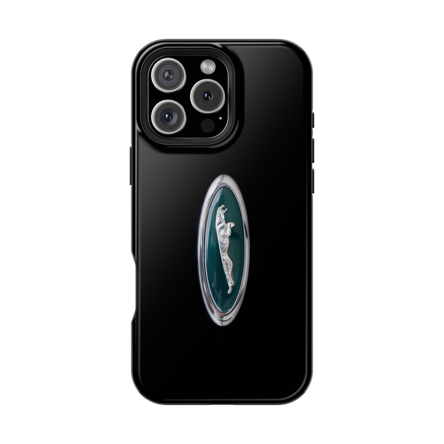 Magnetic Tough Cases, Classic Jaguar 'Leaper' Car Badge, Car Lover Gift, Protective iPhone Cover, Unique Design, Automotive Enthusiast