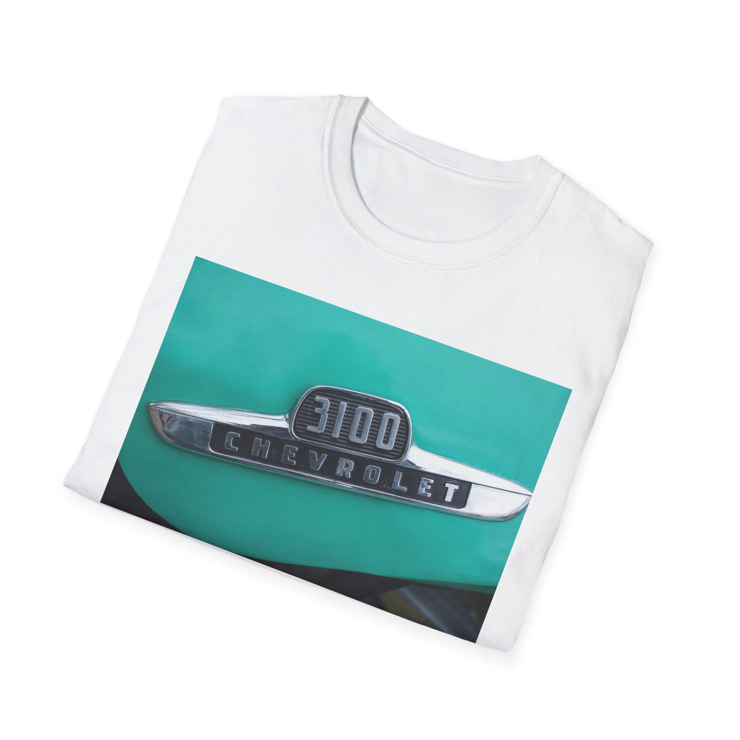 Chevrolet 3100 Classic Car 1/2 Ton Pickup Logo with Chrome Trim.