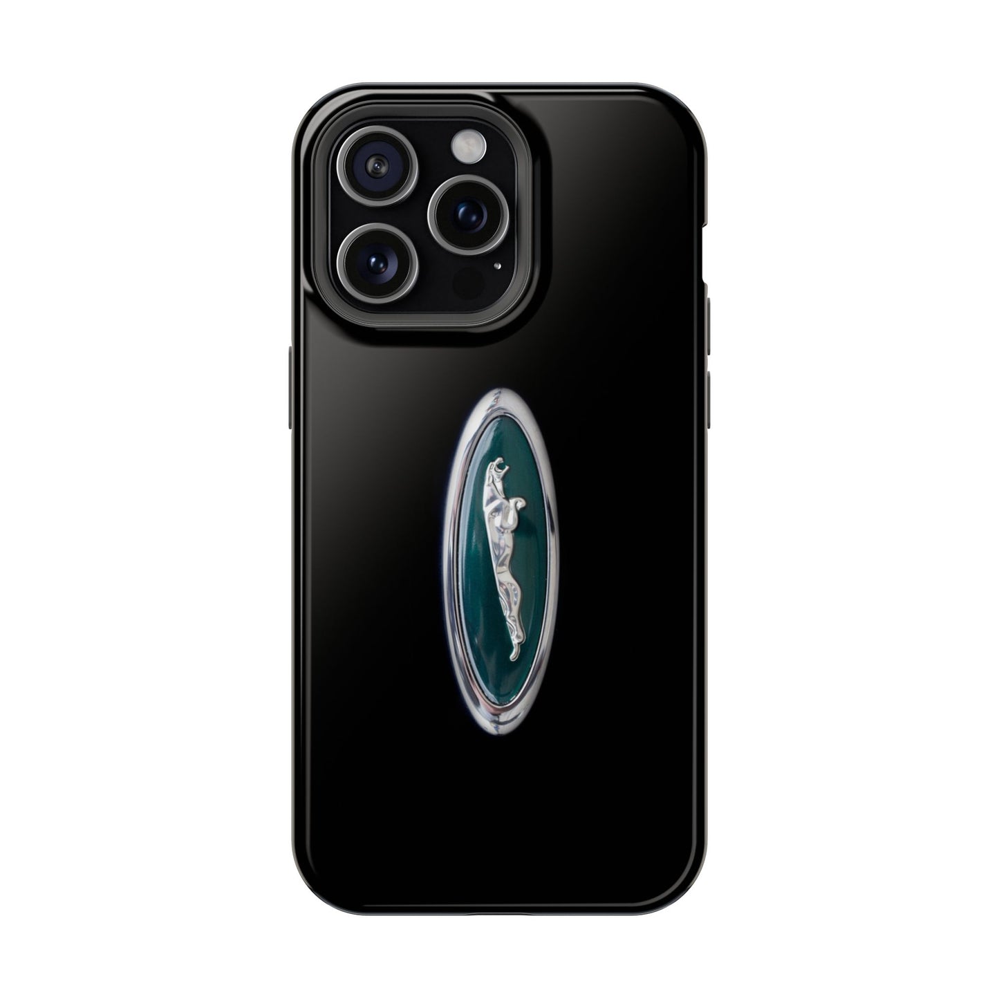 Magnetic Tough Cases, Classic Jaguar 'Leaper' Car Badge, Car Lover Gift, Protective iPhone Cover, Unique Design, Automotive Enthusiast