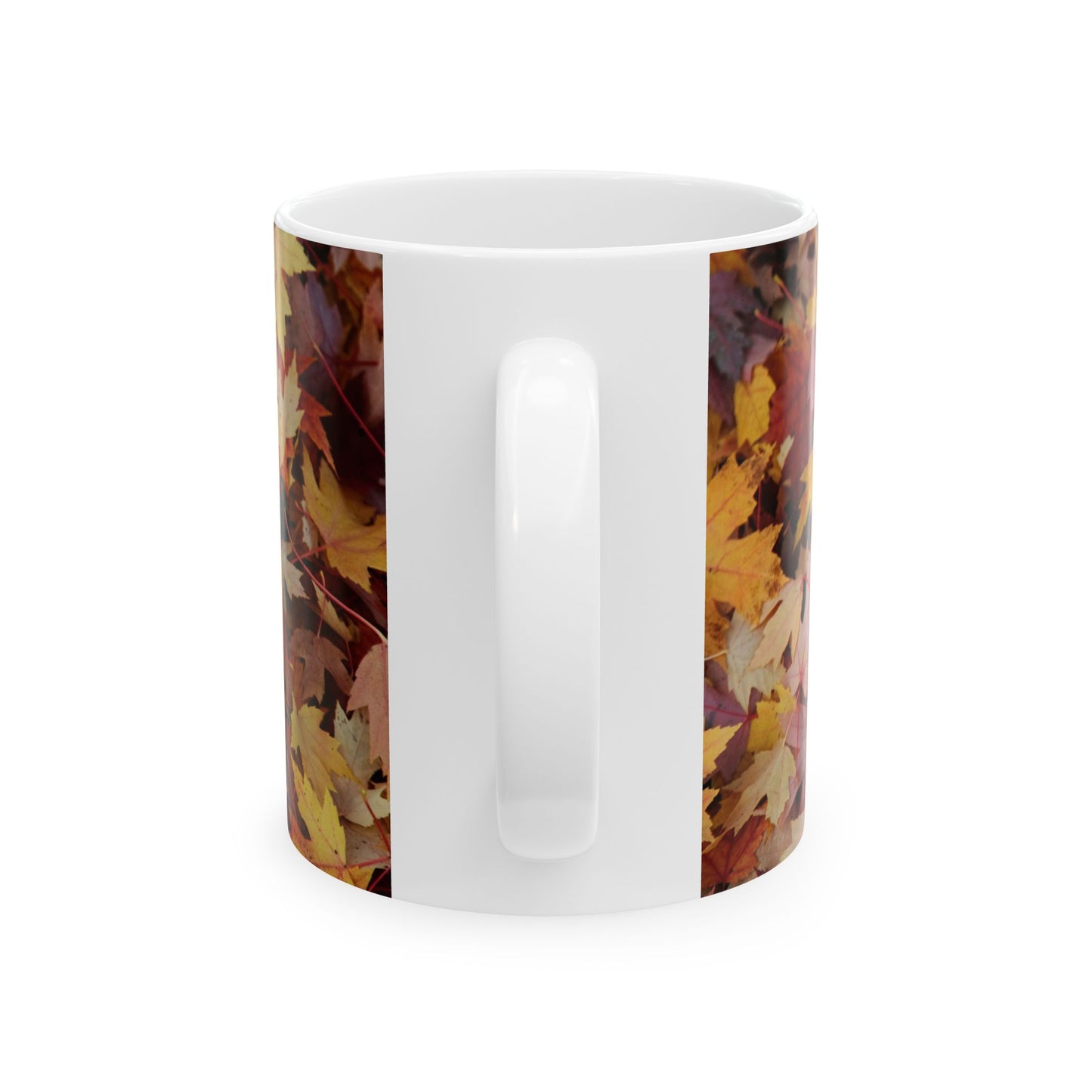 Autumn leaves ceramic mug, (11oz, 15oz)