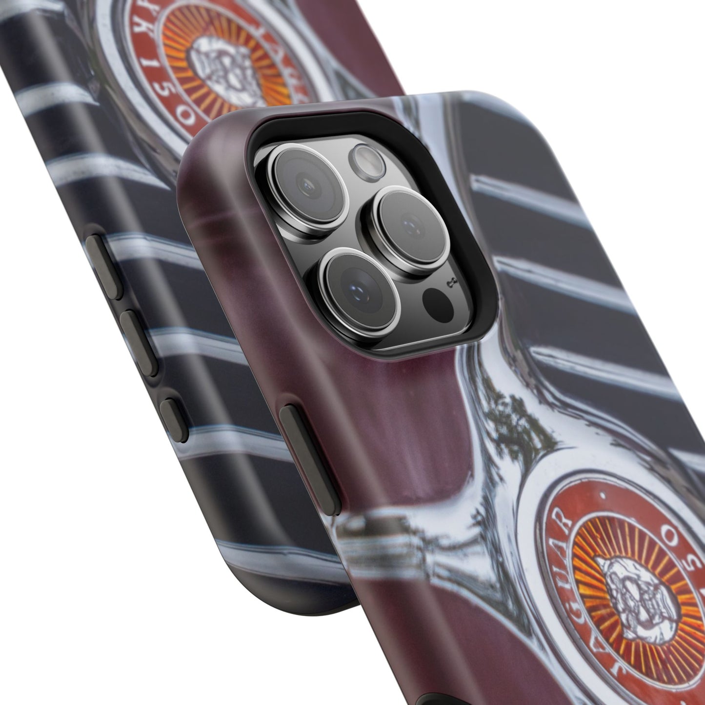 iPhone Cases, Jaguar XK 150 Sports Car Logo, Tough, Magnetic, Protective, Customizable, Car Lover Gift For Him, Father's Day