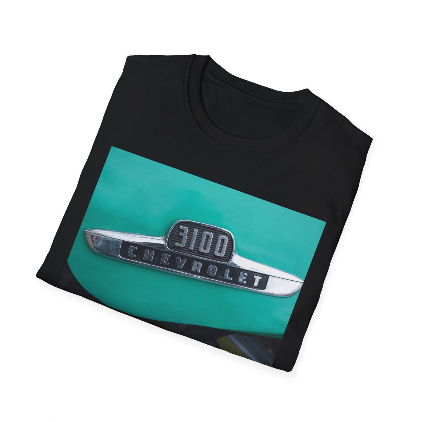 Chevrolet 3100 Classic Car 1/2 Ton Pickup Logo with Chrome Trim.