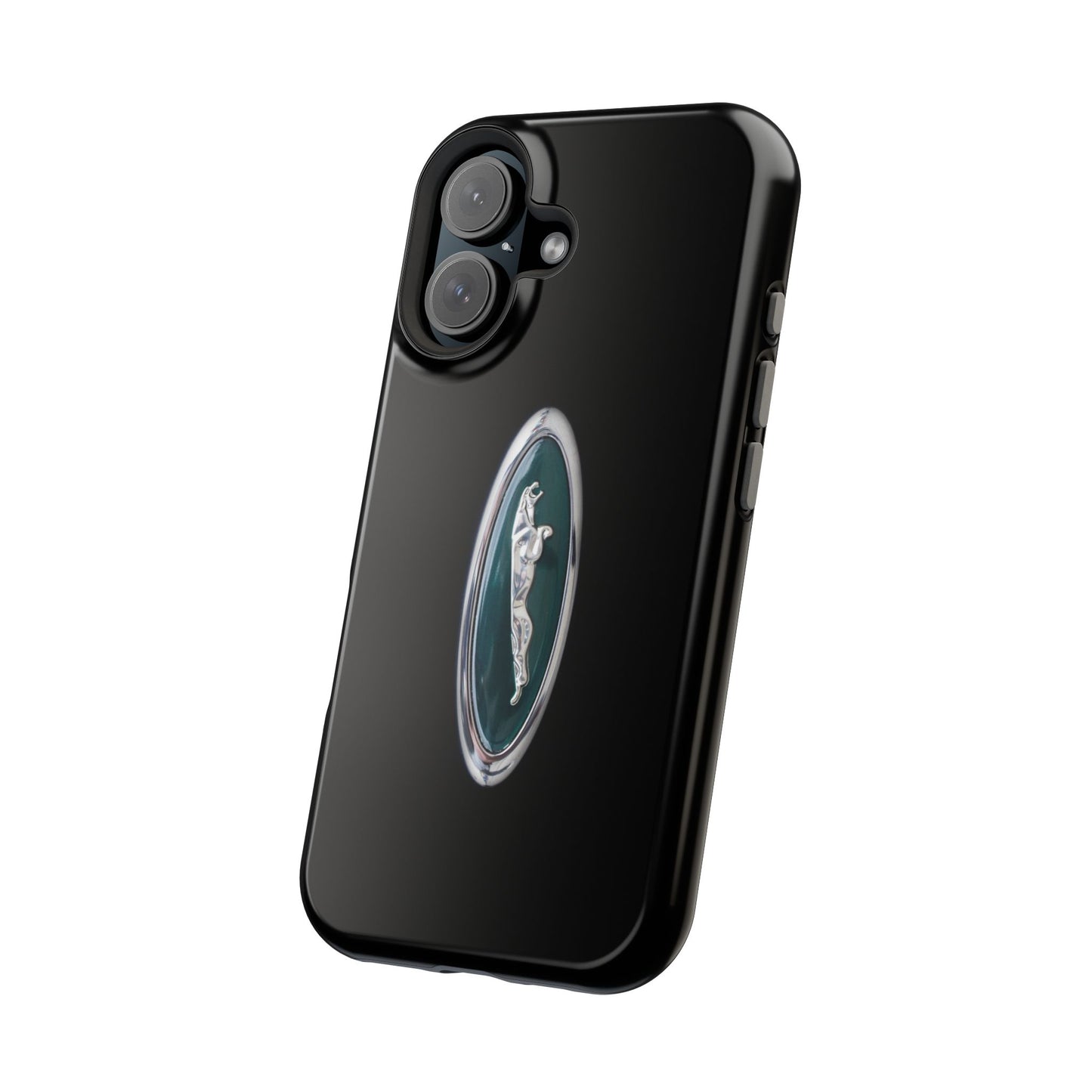Magnetic Tough Cases, Classic Jaguar 'Leaper' Car Badge, Car Lover Gift, Protective iPhone Cover, Unique Design, Automotive Enthusiast