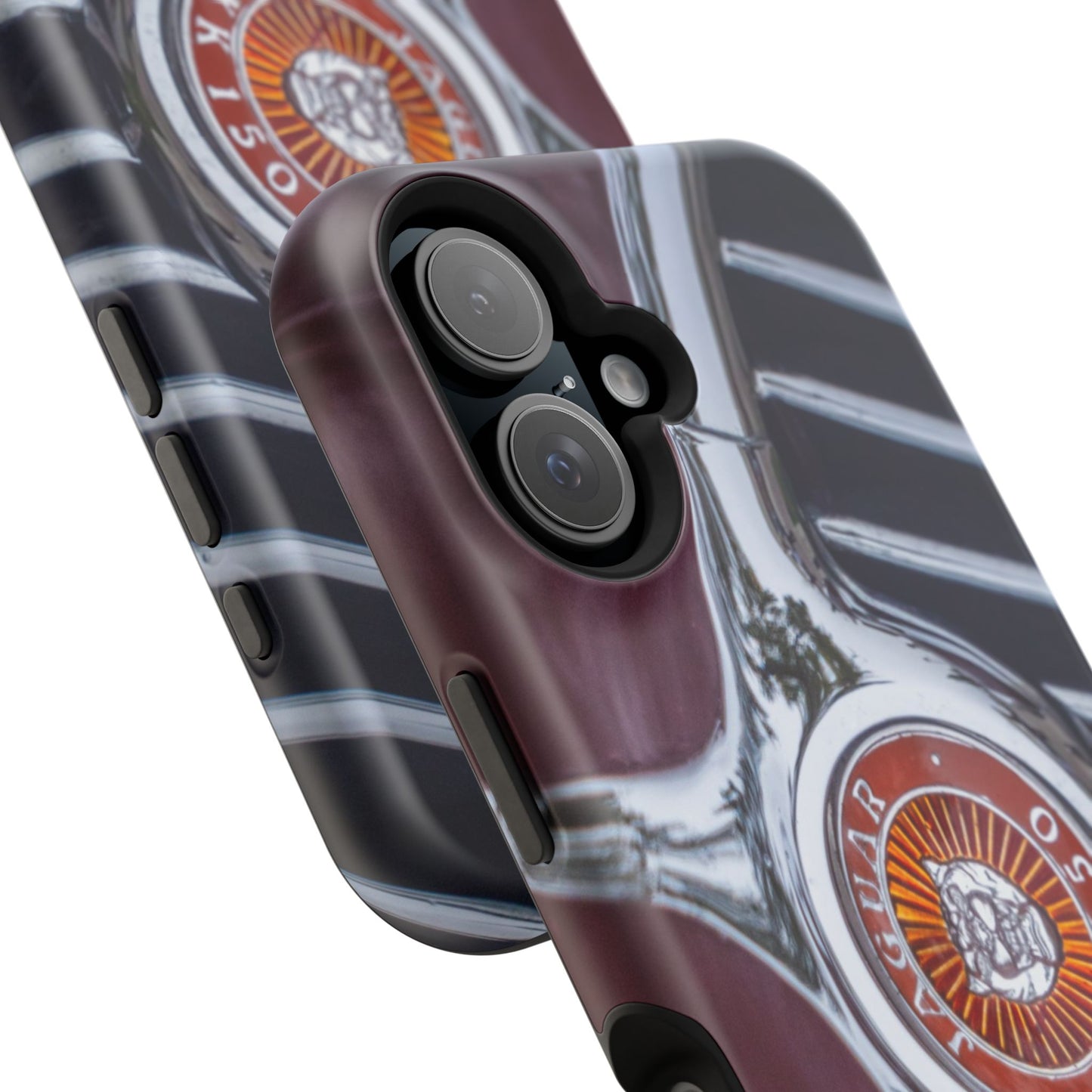 iPhone Cases, Jaguar XK 150 Sports Car Logo, Tough, Magnetic, Protective, Customizable, Car Lover Gift For Him, Father's Day