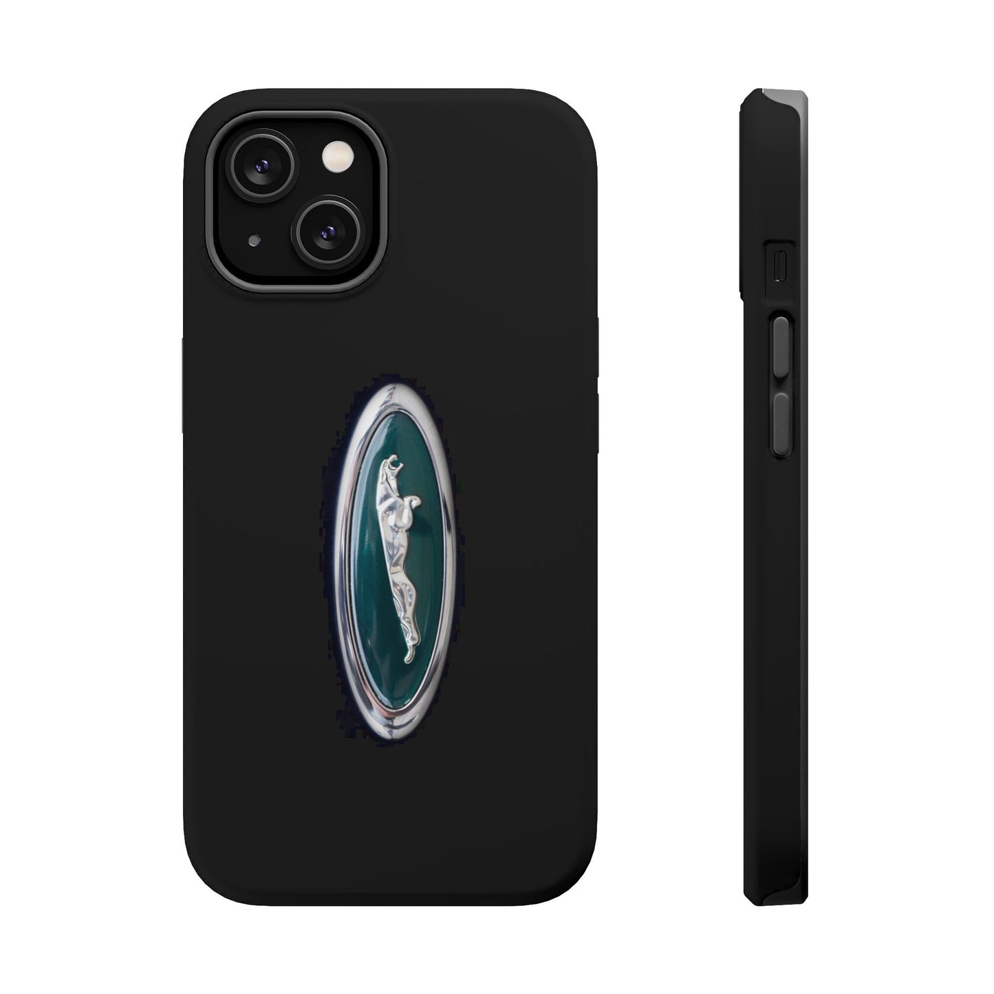 Magnetic Tough Cases, Classic Jaguar 'Leaper' Car Badge, Car Lover Gift, Protective iPhone Cover, Unique Design, Automotive Enthusiast