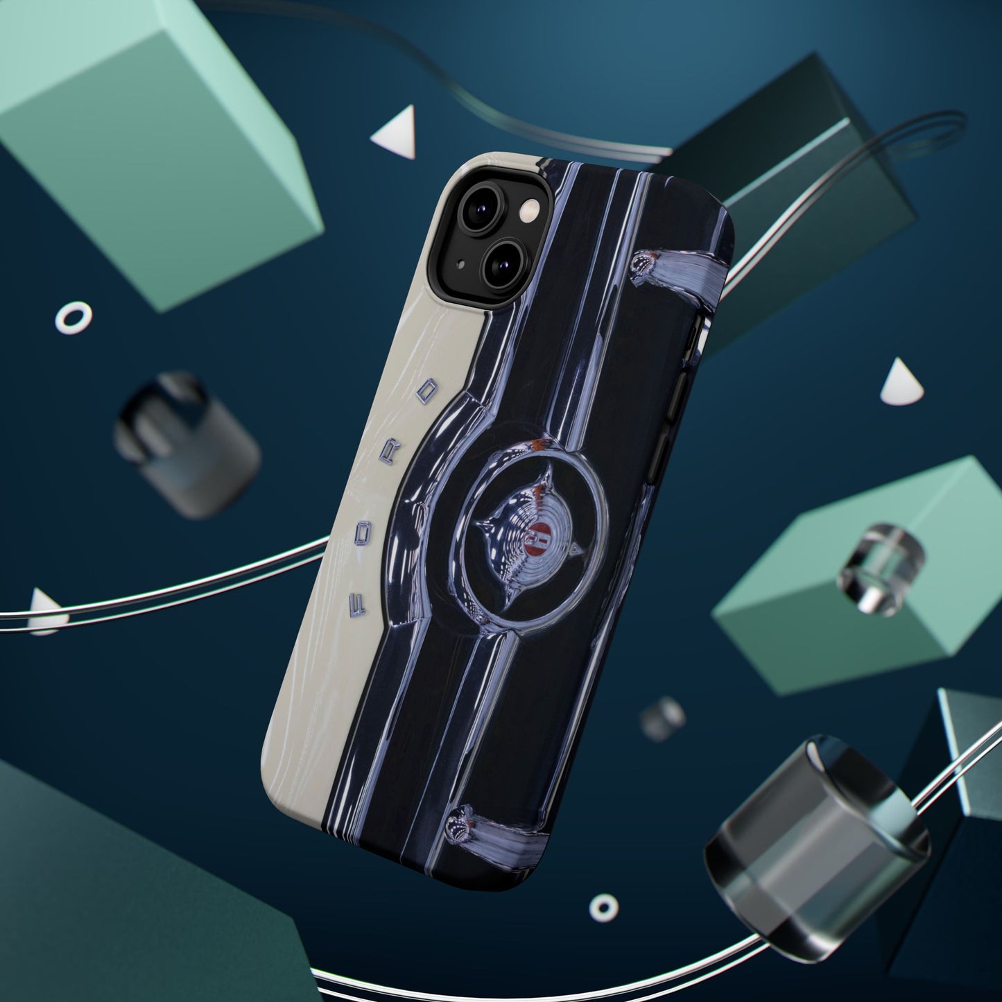 Vintage Car Magnetic Tough iPhone Cases - Automotive Lover's Phone Covers, Gift for Car Enthusiasts, Classic Car Accessories, Unique Phone