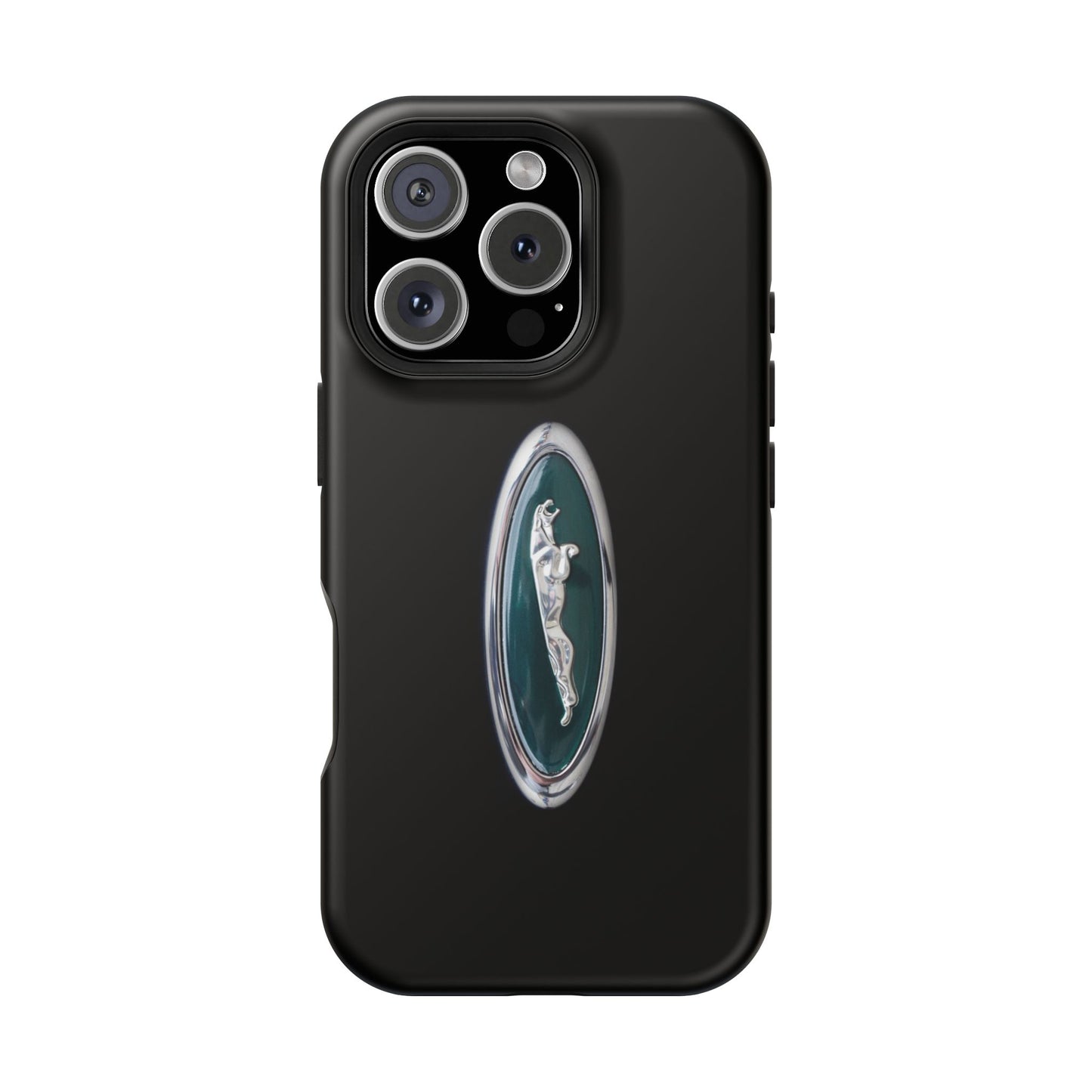 Magnetic Tough Cases, Classic Jaguar 'Leaper' Car Badge, Car Lover Gift, Protective iPhone Cover, Unique Design, Automotive Enthusiast