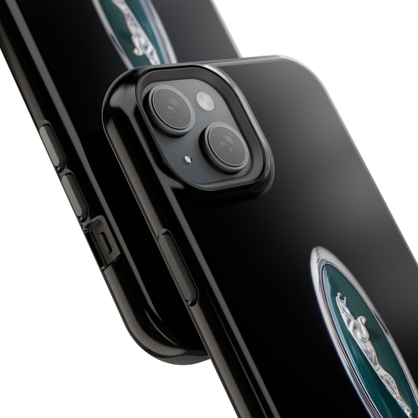 Magnetic Tough Cases, Classic Jaguar 'Leaper' Car Badge, Car Lover Gift, Protective iPhone Cover, Unique Design, Automotive Enthusiast