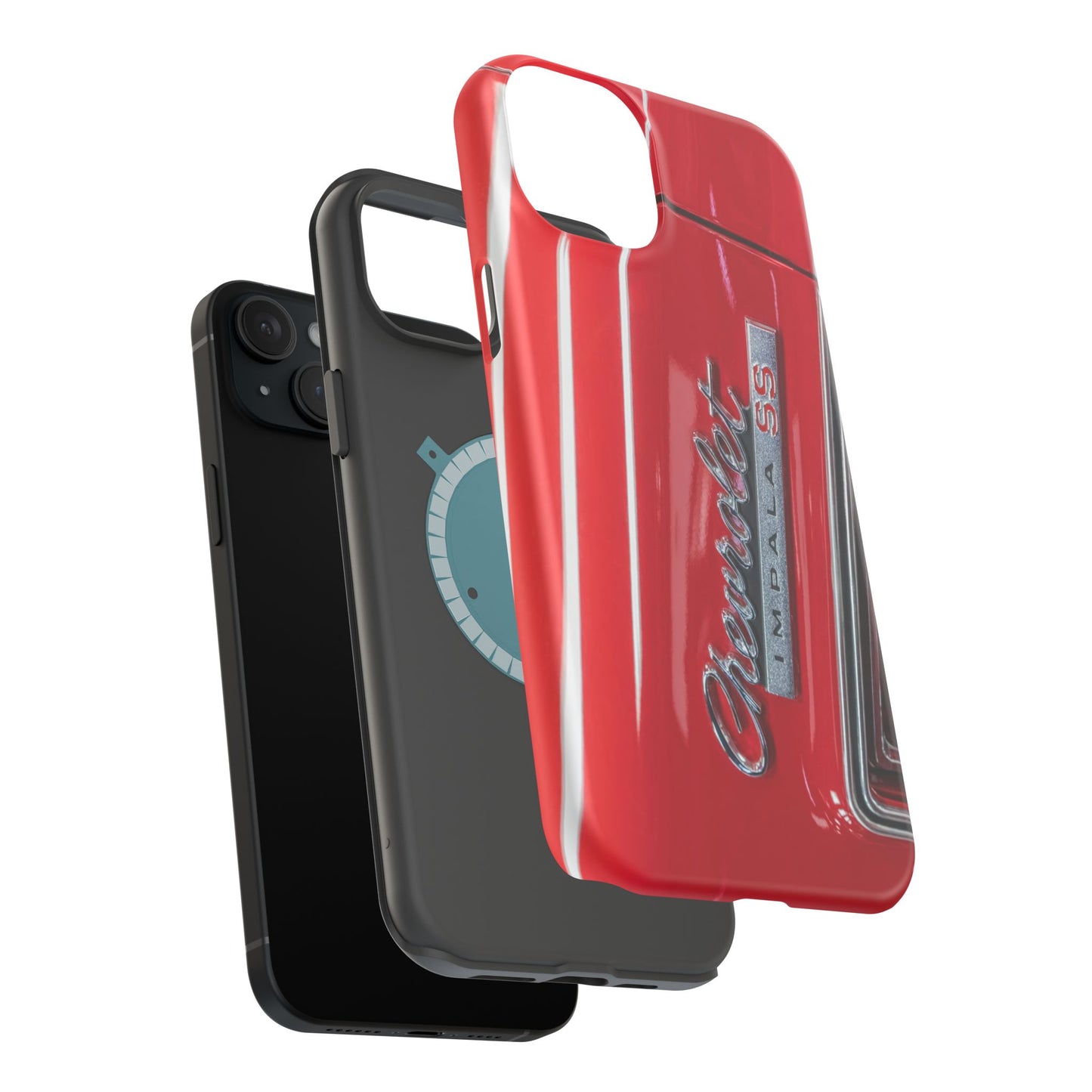 Magnetic Tough Cases, Chevrolet Impala SS classic muscle car logo badge, Protective Phone Cover, Vintage Car Lover Gift, Custom Phone Case,