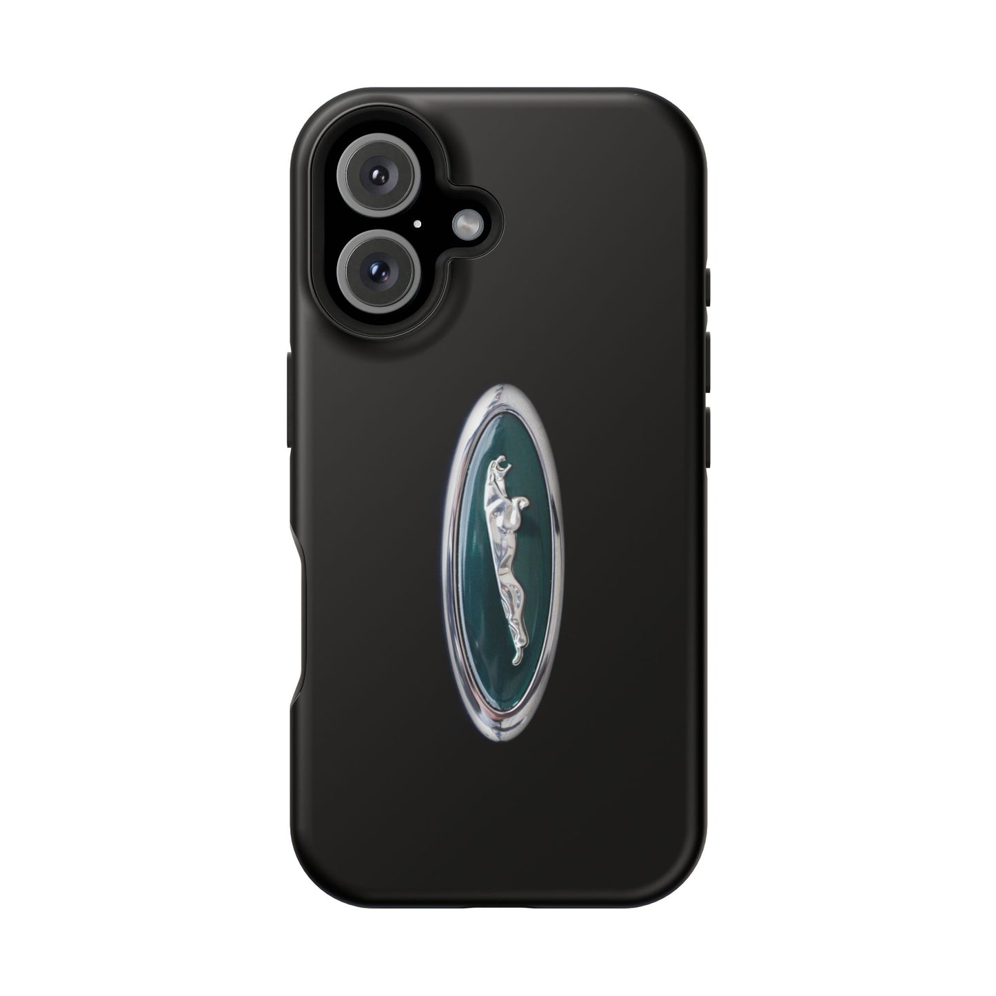 Magnetic Tough Cases, Classic Jaguar 'Leaper' Car Badge, Car Lover Gift, Protective iPhone Cover, Unique Design, Automotive Enthusiast