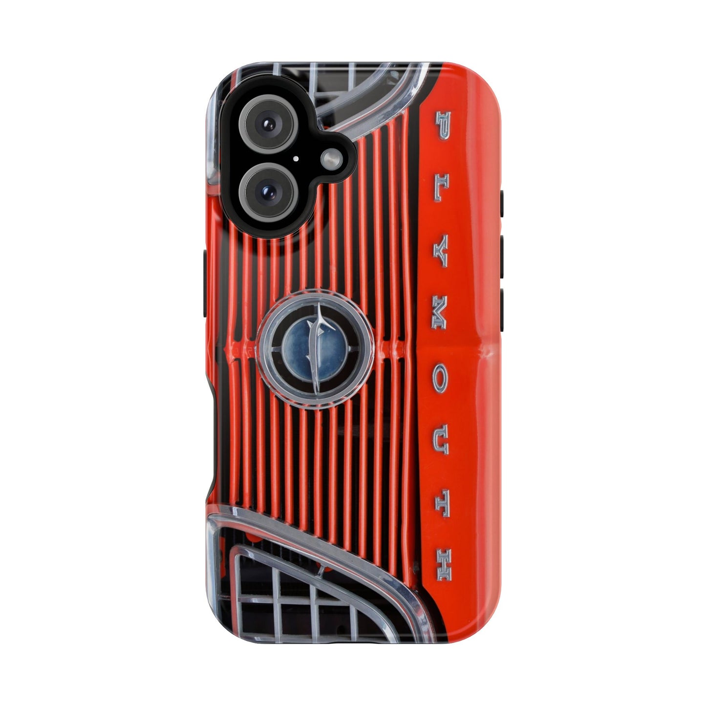 Car Enthusiast Phone Case, Muscle Car Lover Gift, Automotive Grill Design, Auto Fan Accessory, Vehicle Logo Cover, Retro Classic Car