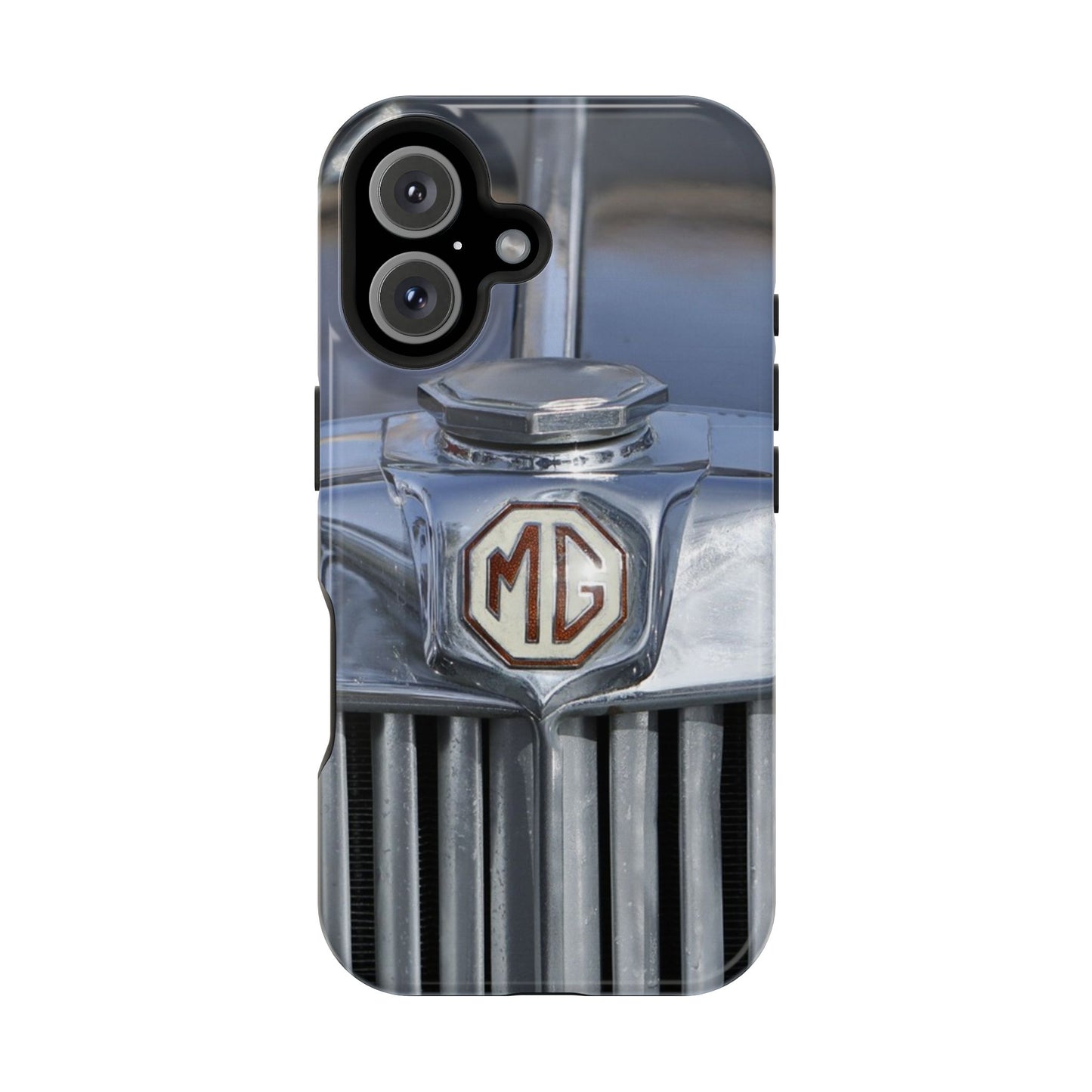 iPhone Case, 1953 MG TD Classic Sports Car Magnetic Tough Case, Vintage Car Gift, Car Enthusiast Phone Cover, Vehicle Lover Tech Accessory,