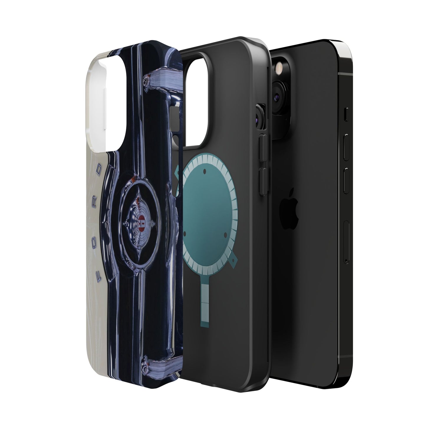 Vintage Car Magnetic Tough iPhone Cases - Automotive Lover's Phone Covers, Gift for Car Enthusiasts, Classic Car Accessories, Unique Phone