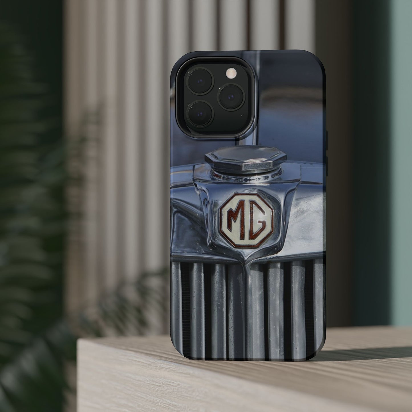 iPhone Case, 1953 MG TD Classic Sports Car Magnetic Tough Case, Vintage Car Gift, Car Enthusiast Phone Cover, Vehicle Lover Tech Accessory,
