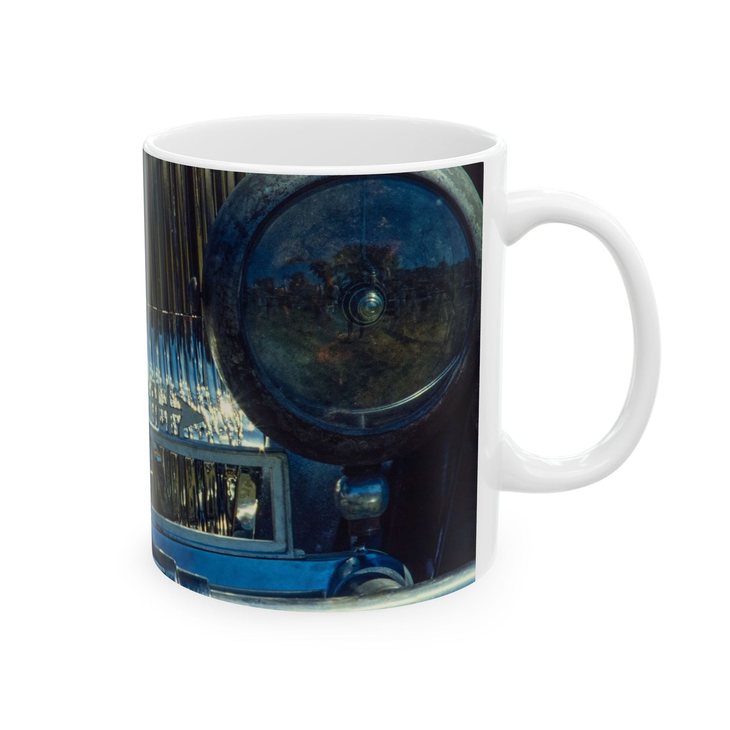 Vintage Car Ceramic Mug, Very Rare Bucciali, Classic Car Mug, Retro Car Mug, Car Lover Gift, Automobile Mug, Coffee Cup for Car Enthusiast