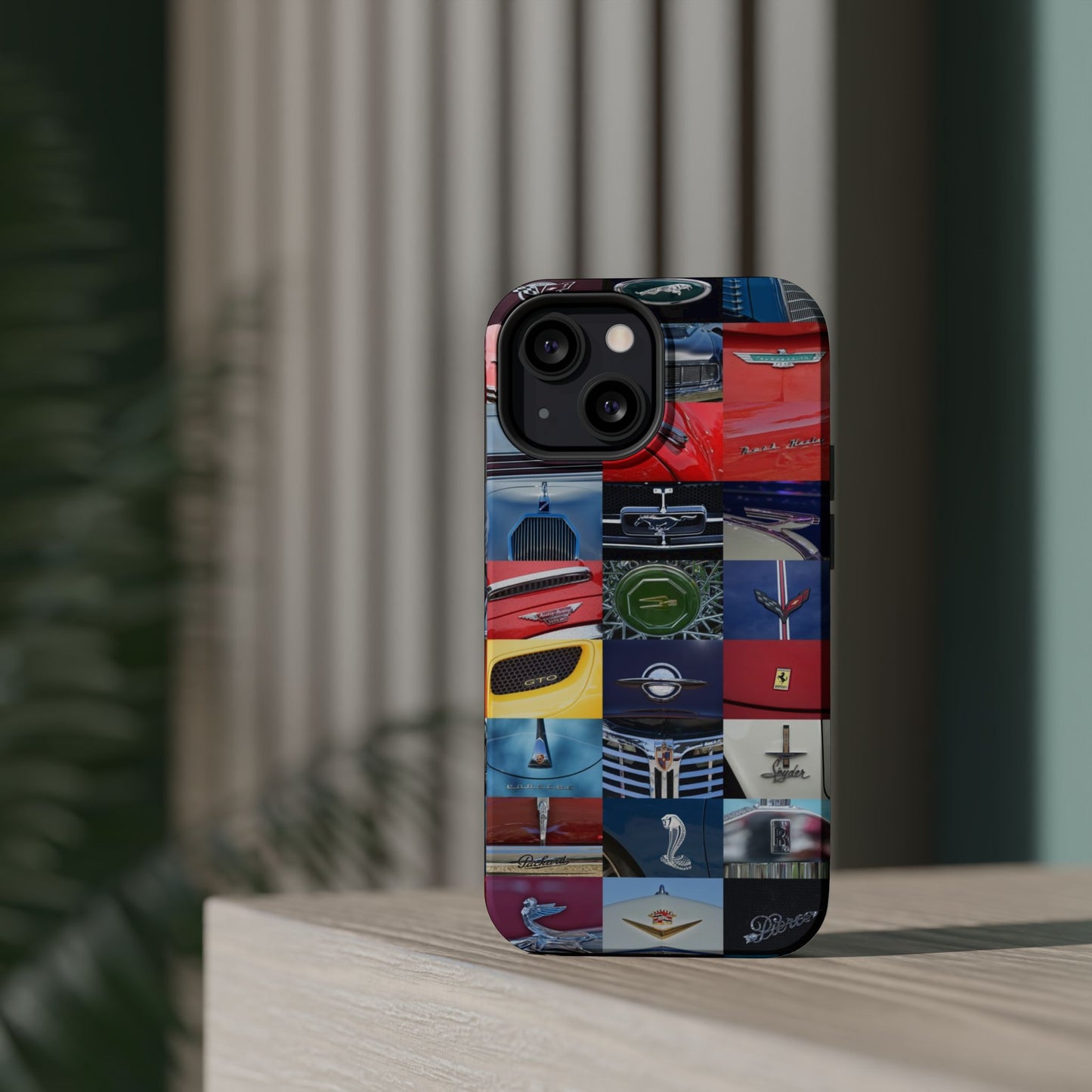 Magnetic Tough Cases, Muscle Car Logo Badges, Classic Car Details - iPhone Accessories, Protective Cover, Vehicle Enthusiast Gift, Car Lover