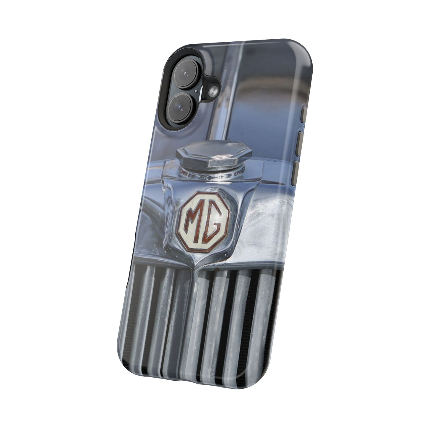 iPhone Case, 1953 MG TD Classic Sports Car Magnetic Tough Case, Vintage Car Gift, Car Enthusiast Phone Cover, Vehicle Lover Tech Accessory,