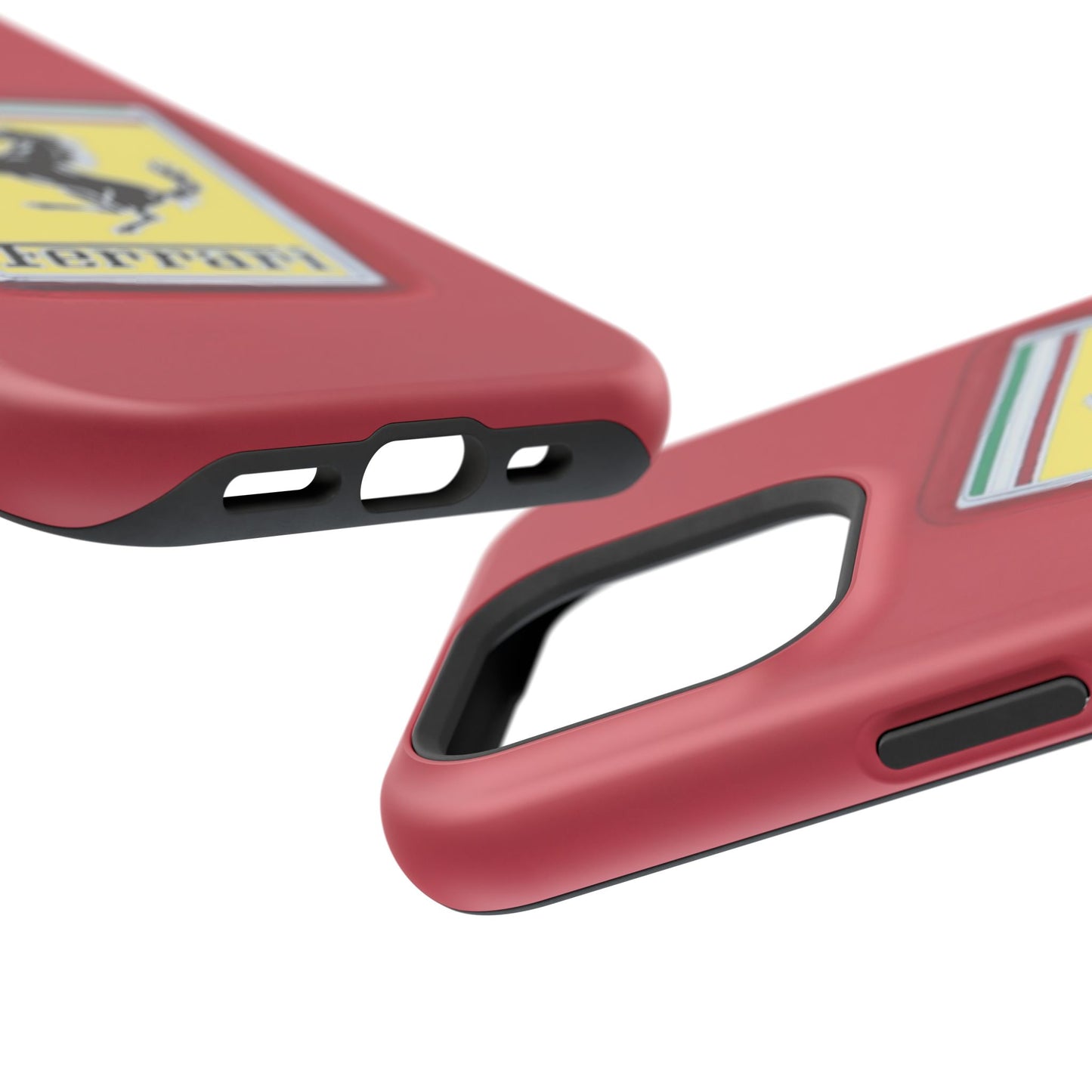 Magnetic iPhone Cases, Legendary Ferrari Badge Design, Tough Phone Case, Protective Cover, Custom Smartphone Shell, Unique Mobile Accessory
