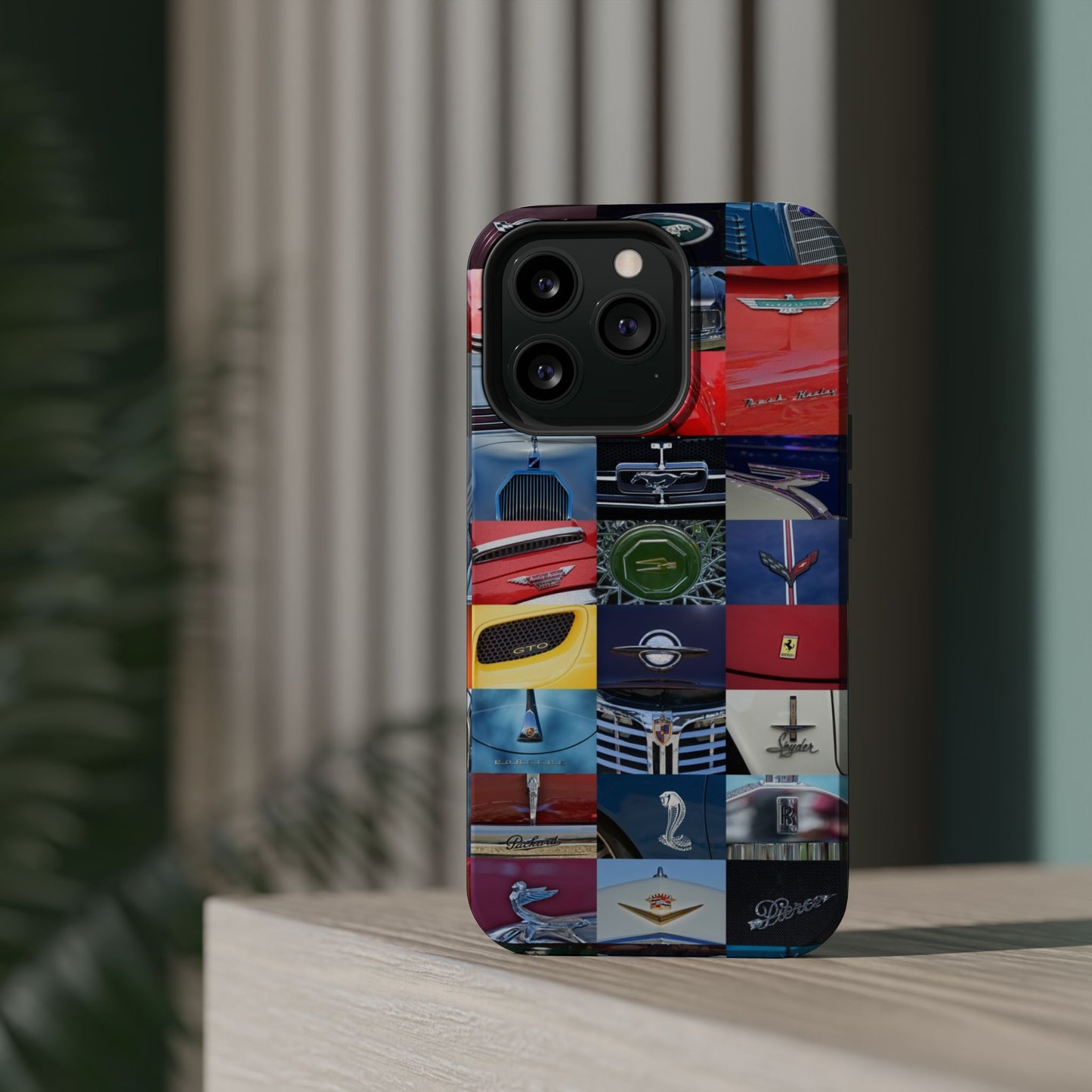 Magnetic Tough Cases, Muscle Car Logo Badges, Classic Car Details - iPhone Accessories, Protective Cover, Vehicle Enthusiast Gift, Car Lover