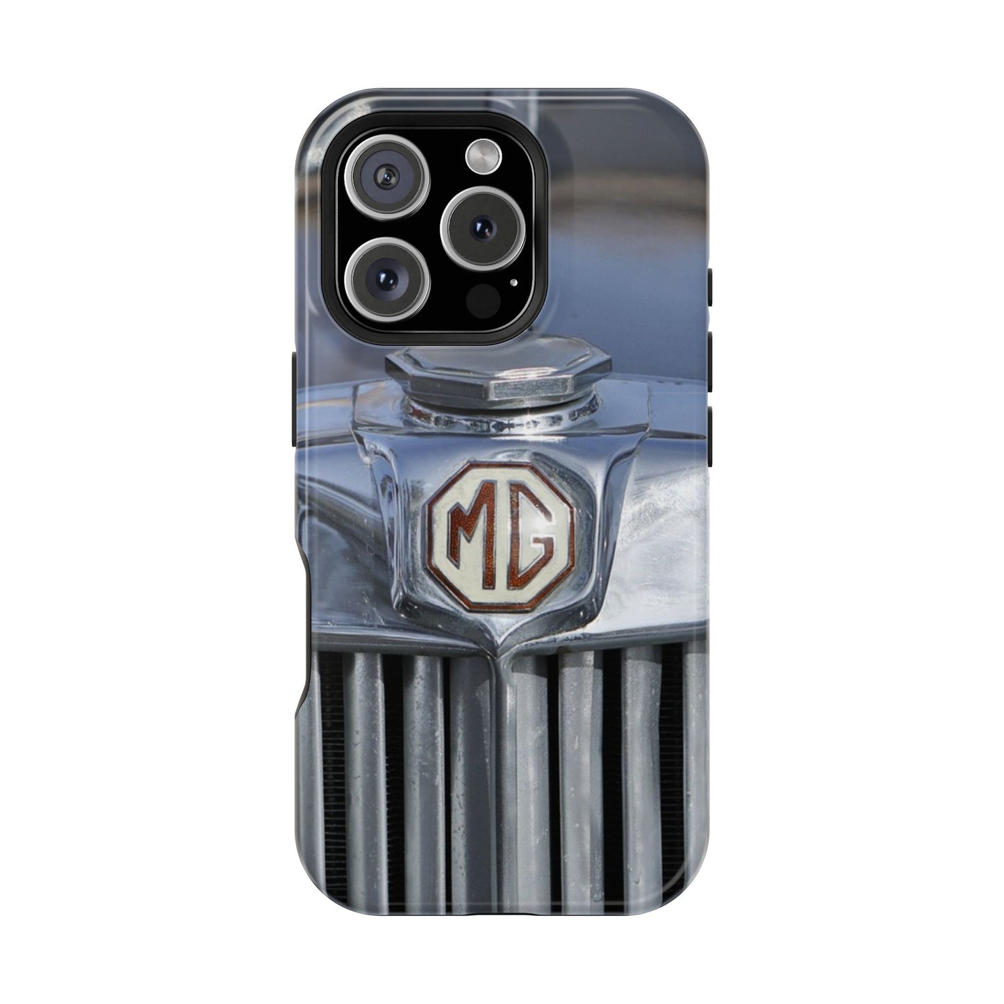 iPhone Case, 1953 MG TD Classic Sports Car Magnetic Tough Case, Vintage Car Gift, Car Enthusiast Phone Cover, Vehicle Lover Tech Accessory,