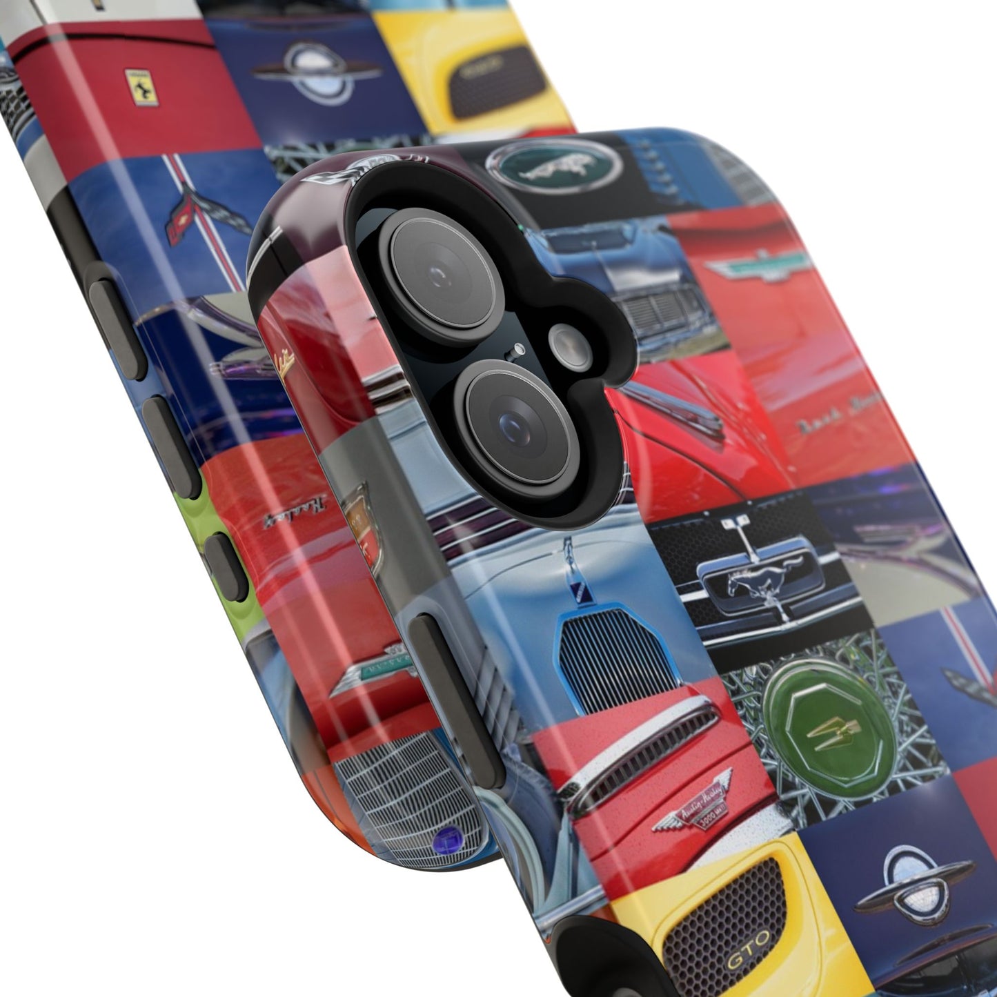Magnetic Tough Cases, Muscle Car Logo Badges, Classic Car Details - iPhone Accessories, Protective Cover, Vehicle Enthusiast Gift, Car Lover