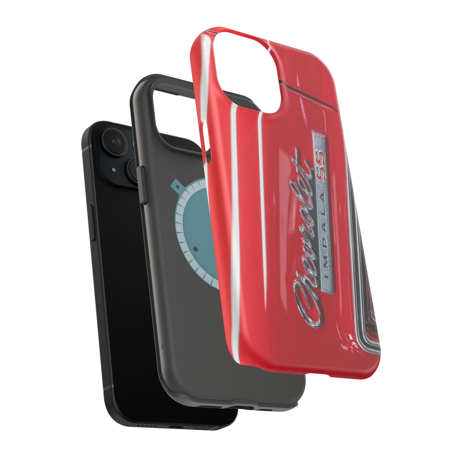Magnetic Tough Cases, Chevrolet Impala SS classic muscle car logo badge, Protective Phone Cover, Vintage Car Lover Gift, Custom Phone Case,