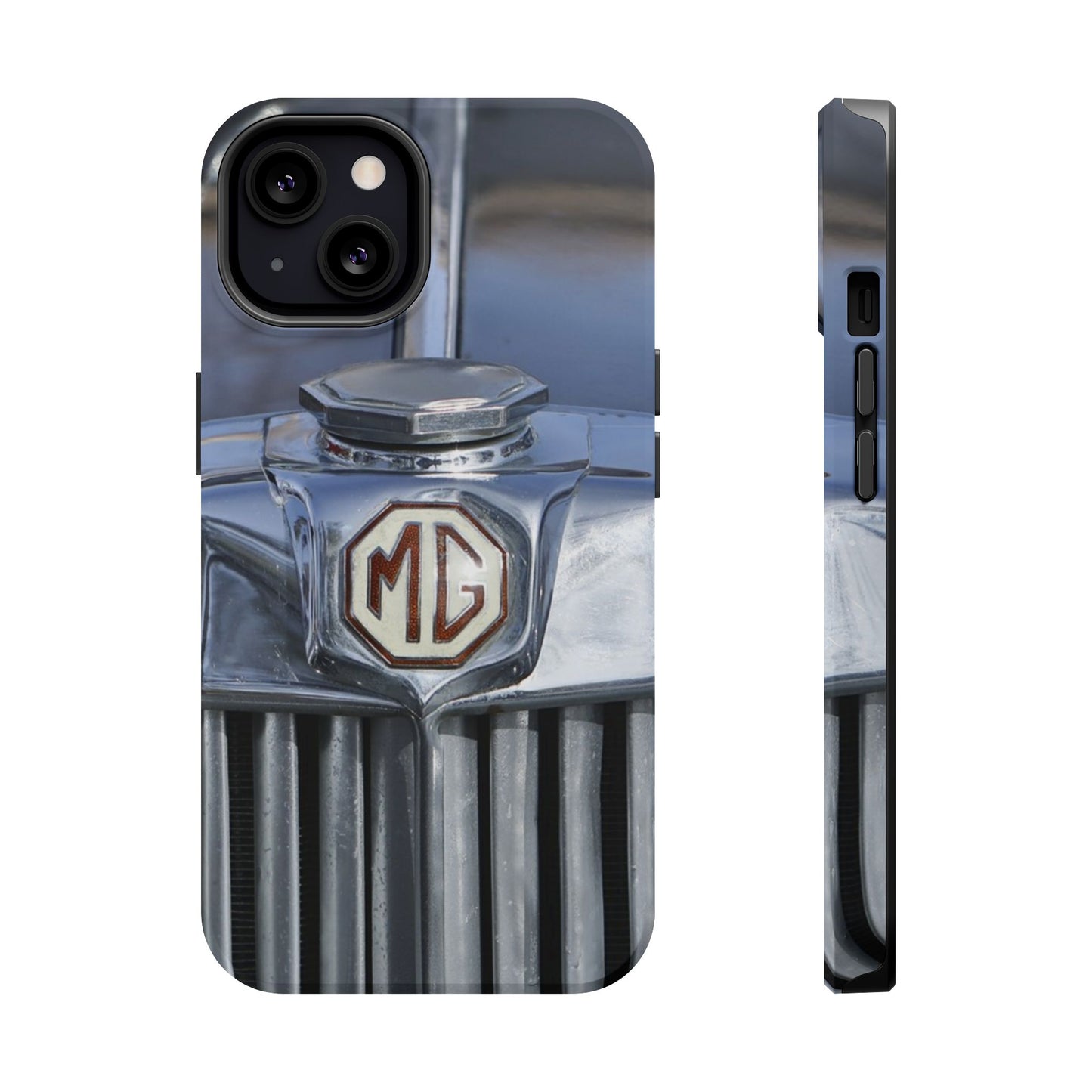 iPhone Case, 1953 MG TD Classic Sports Car Magnetic Tough Case, Vintage Car Gift, Car Enthusiast Phone Cover, Vehicle Lover Tech Accessory,