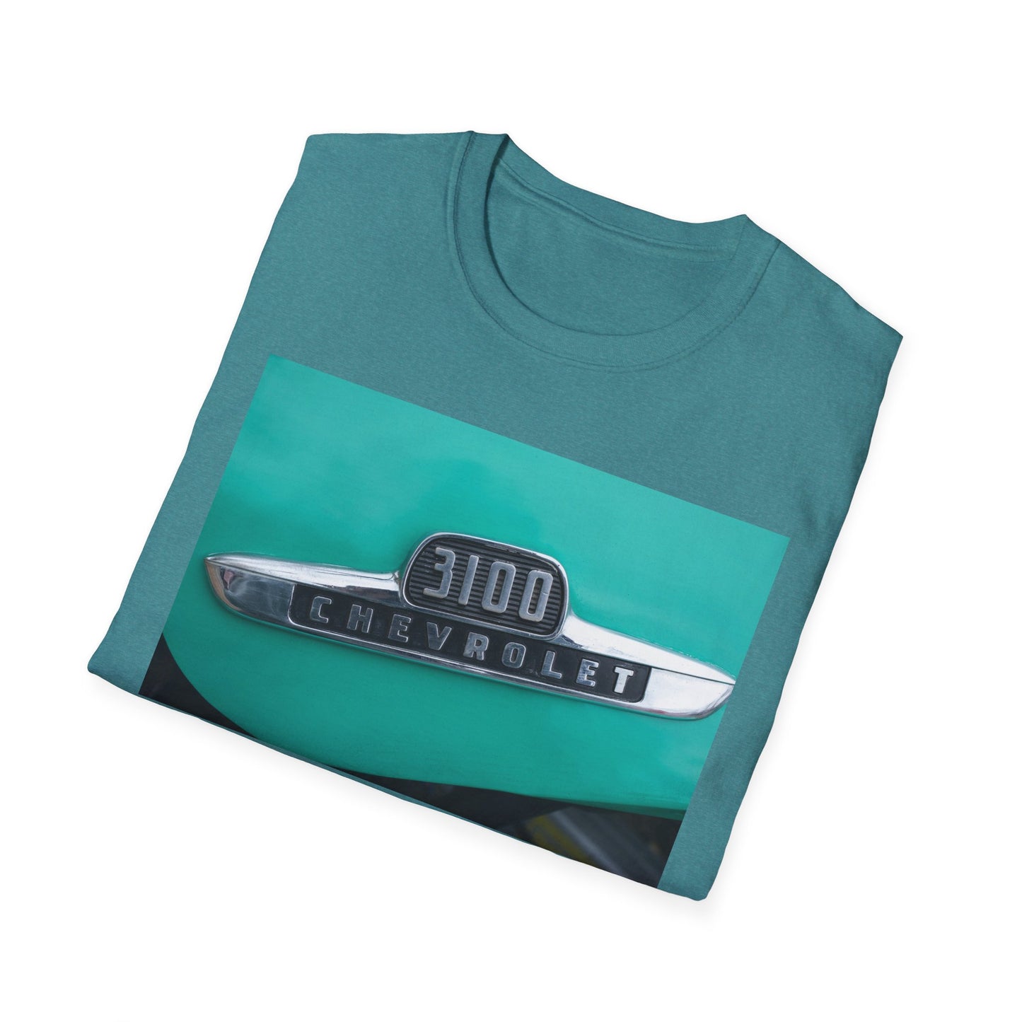 Chevrolet 3100 Classic Car 1/2 Ton Pickup Logo with Chrome Trim.