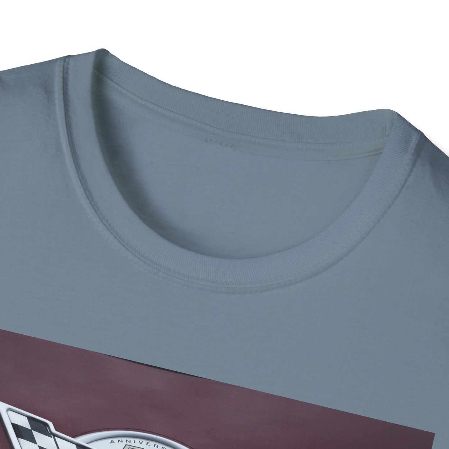 Corvette Stingray 50th Anniversary Classic Muscle Car Badge T-Shirt