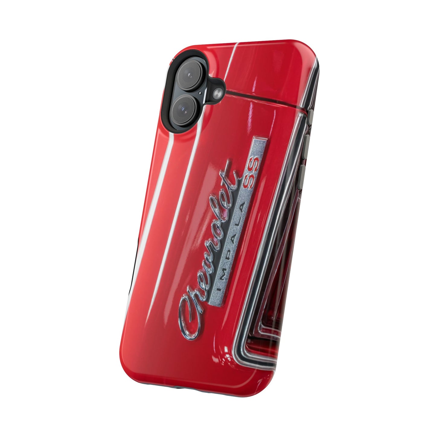 Magnetic Tough Cases, Chevrolet Impala SS classic muscle car logo badge, Protective Phone Cover, Vintage Car Lover Gift, Custom Phone Case,