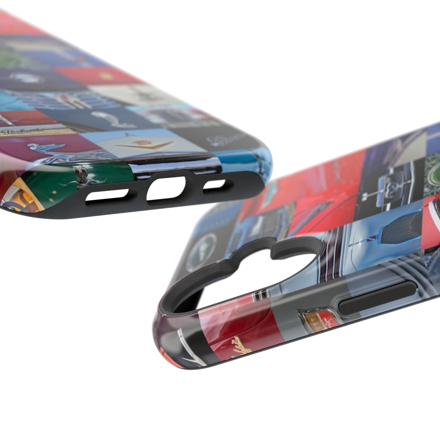Magnetic Tough Cases, Muscle Car Logo Badges, Classic Car Details - iPhone Accessories, Protective Cover, Vehicle Enthusiast Gift, Car Lover