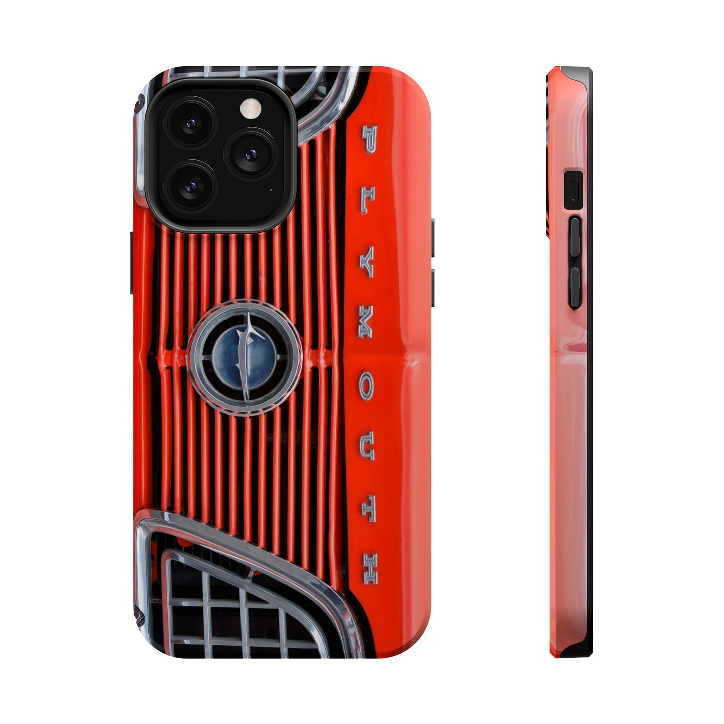 Car Enthusiast Phone Case, Muscle Car Lover Gift, Automotive Grill Design, Auto Fan Accessory, Vehicle Logo Cover, Retro Classic Car
