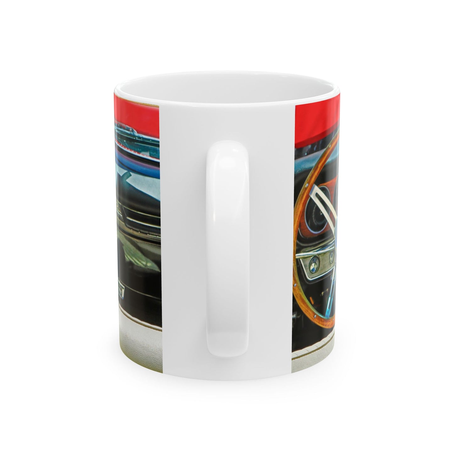 Muscle Car Ceramic Mug, 1965 Pontiac LeMans GTO, Coffee Cup, Gift for Car Enthusiast, Hot Rod Lover, Vintage Vehicle Collector, Father's Day