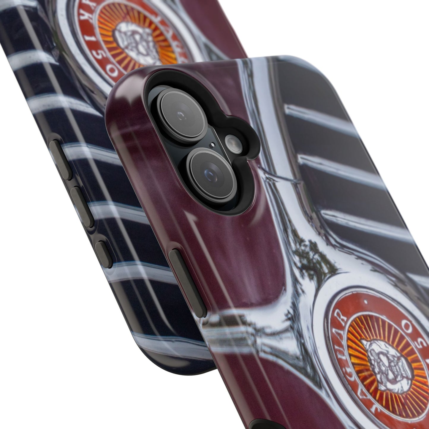 iPhone Cases, Jaguar XK 150 Sports Car Logo, Tough, Magnetic, Protective, Customizable, Car Lover Gift For Him, Father's Day