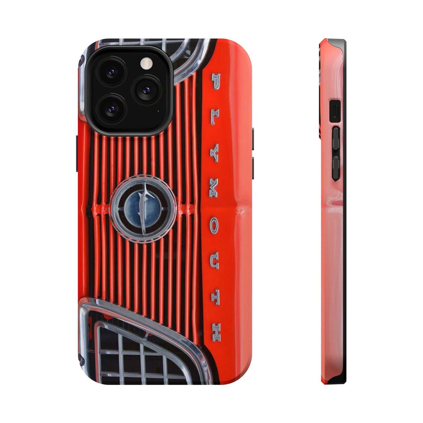 Car Enthusiast Phone Case, Muscle Car Lover Gift, Automotive Grill Design, Auto Fan Accessory, Vehicle Logo Cover, Retro Classic Car