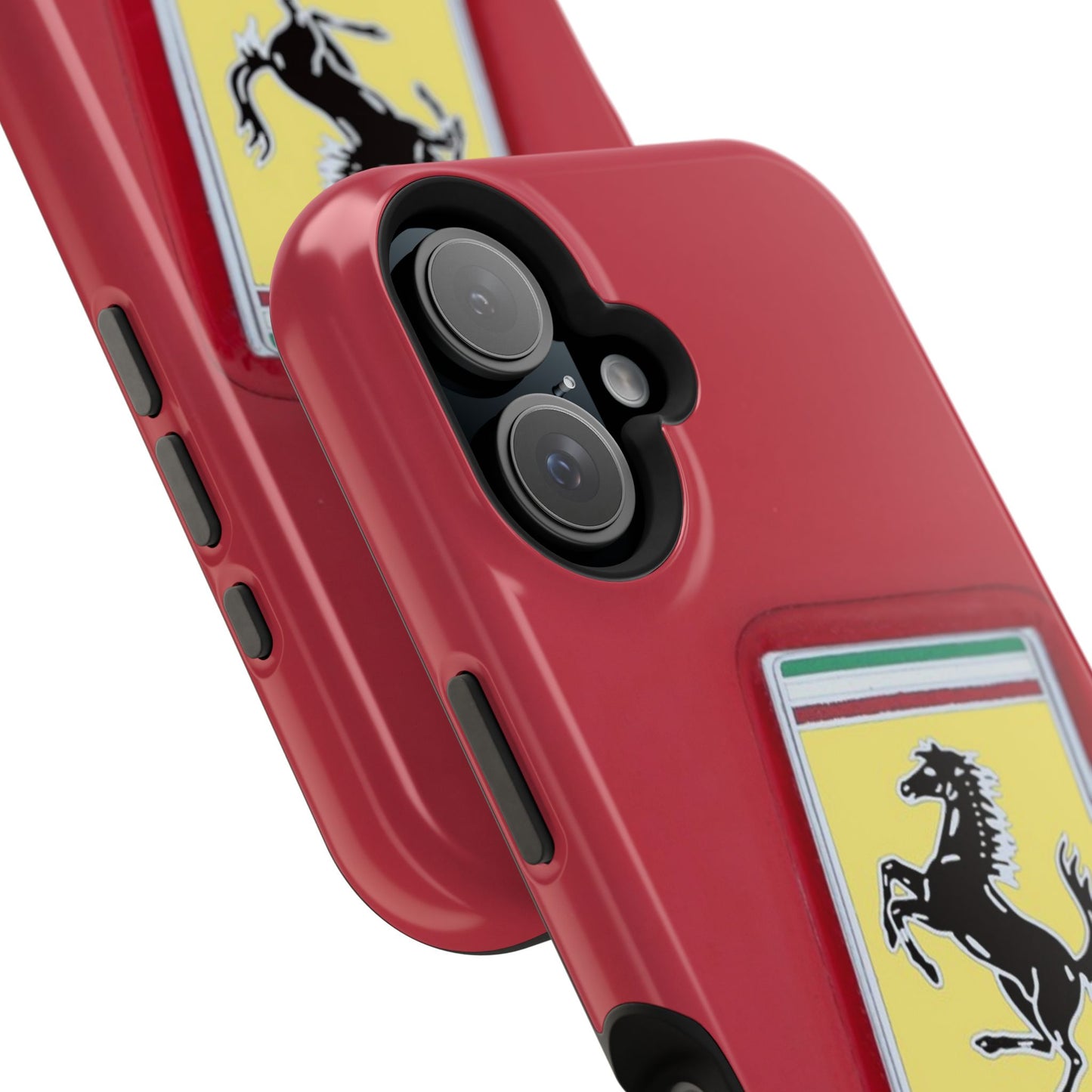 Magnetic iPhone Cases, Legendary Ferrari Badge Design, Tough Phone Case, Protective Cover, Custom Smartphone Shell, Unique Mobile Accessory