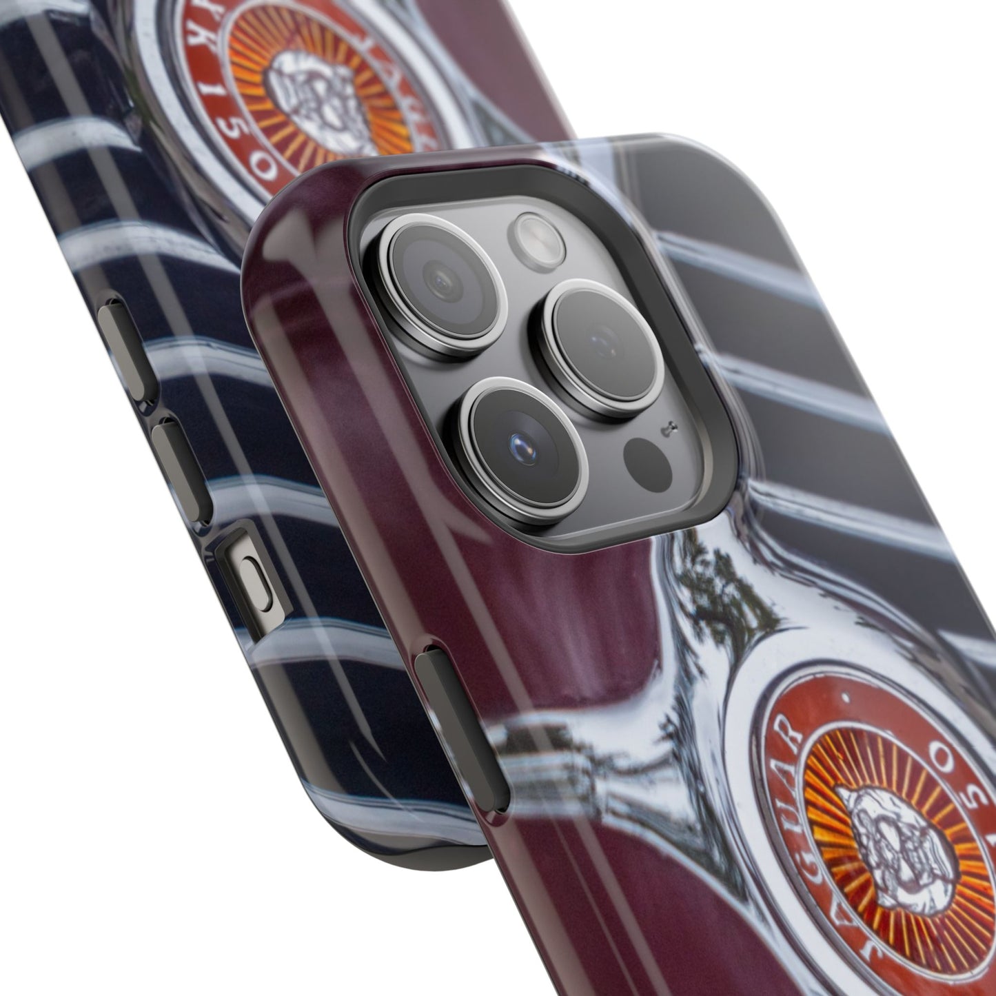 iPhone Cases, Jaguar XK 150 Sports Car Logo, Tough, Magnetic, Protective, Customizable, Car Lover Gift For Him, Father's Day