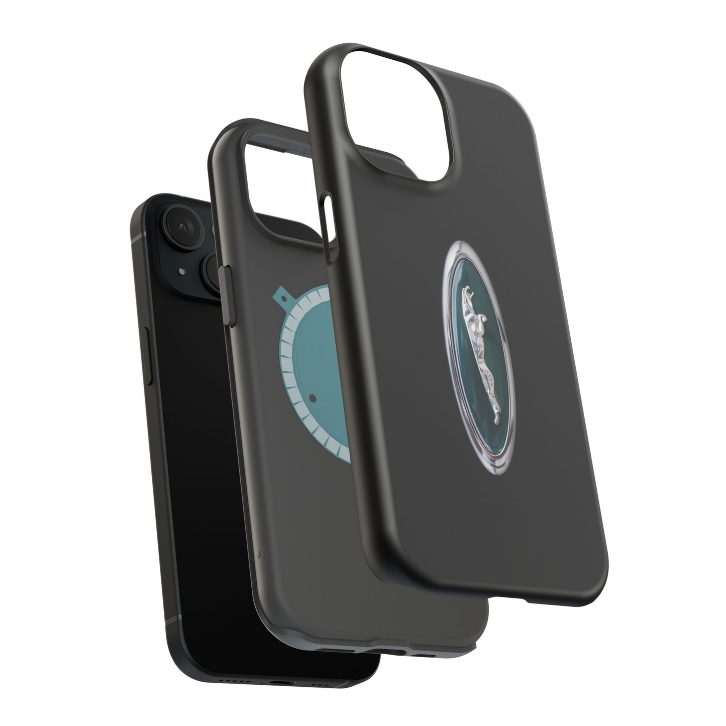 Magnetic Tough Cases, Classic Jaguar 'Leaper' Car Badge, Car Lover Gift, Protective iPhone Cover, Unique Design, Automotive Enthusiast