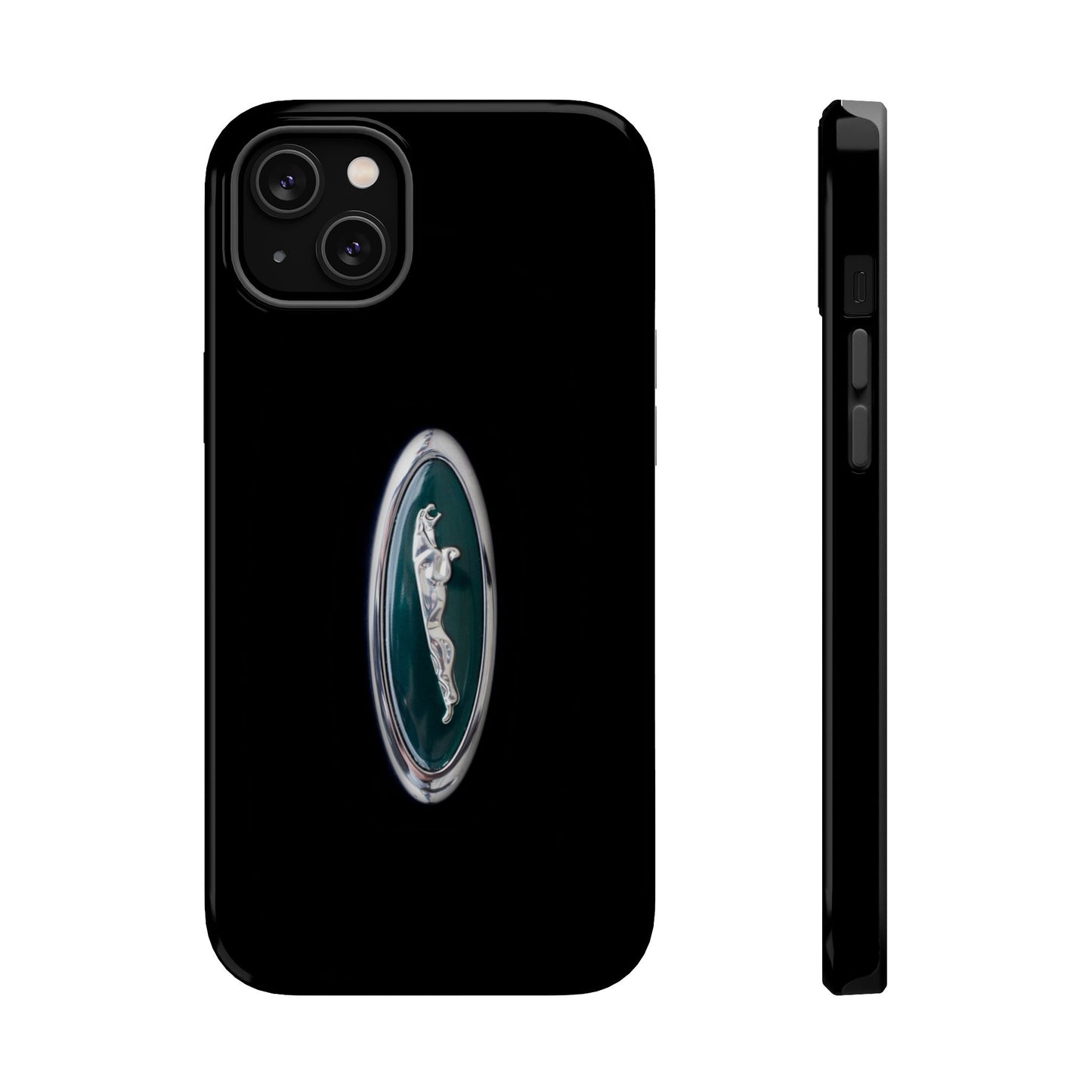 Magnetic Tough Cases, Classic Jaguar 'Leaper' Car Badge, Car Lover Gift, Protective iPhone Cover, Unique Design, Automotive Enthusiast
