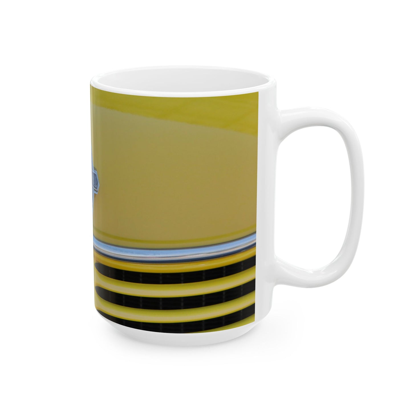 Vintage International Truck Logo Ceramic Mug, Perfect Gift for Truck Lovers, Coffee Cup, Retro Style, Collector's Item, Unique Kitchenware