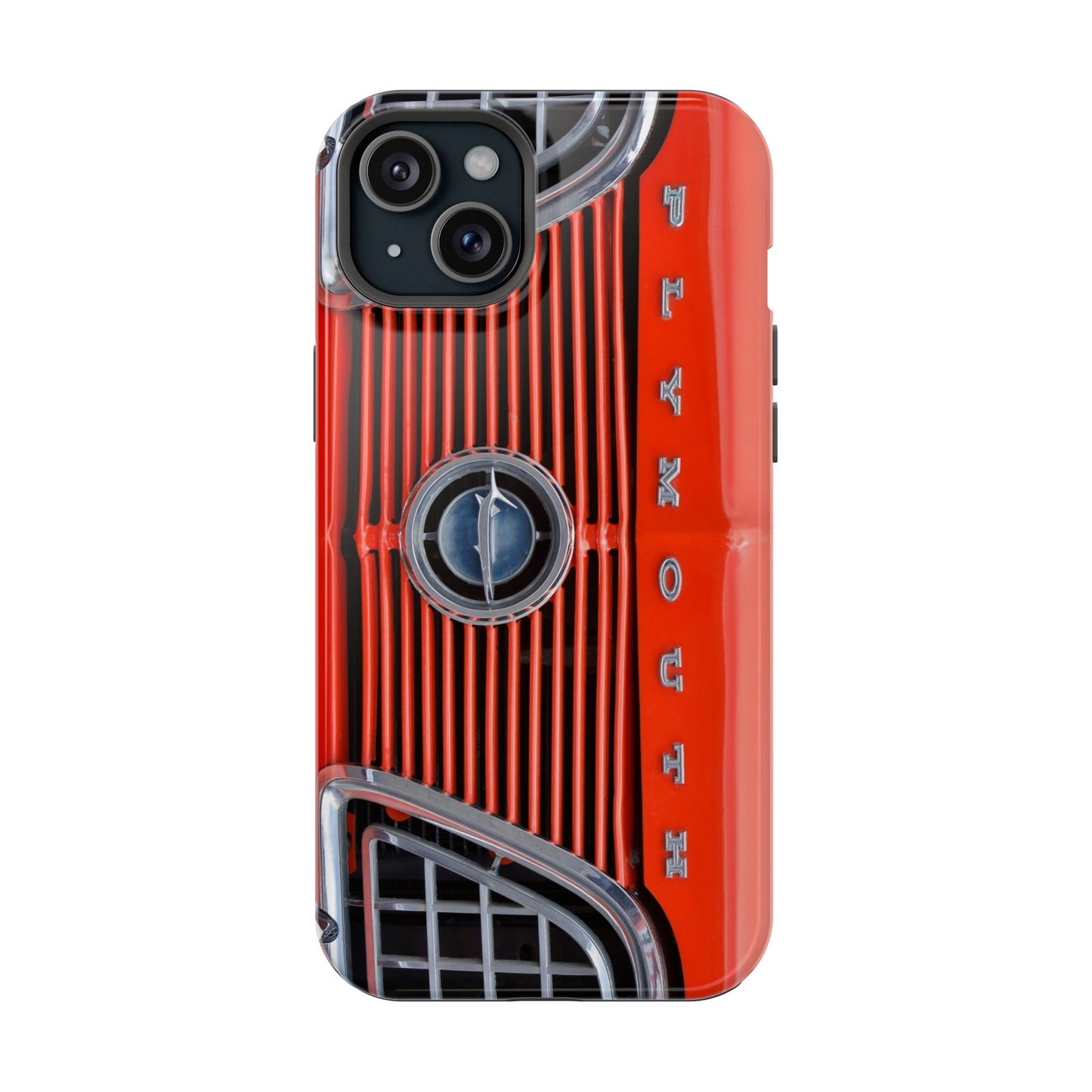 Car Enthusiast Phone Case, Muscle Car Lover Gift, Automotive Grill Design, Auto Fan Accessory, Vehicle Logo Cover, Retro Classic Car