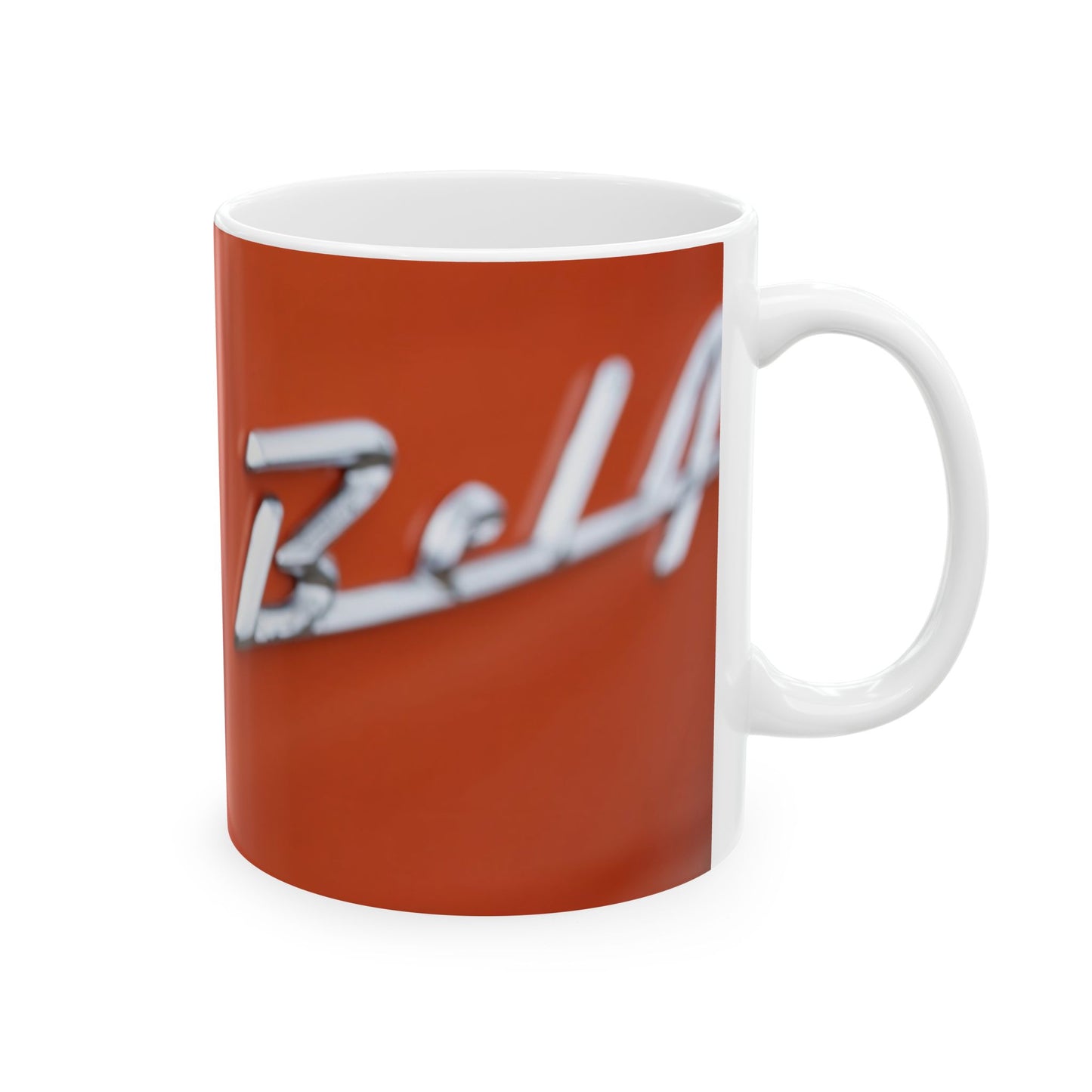 Vintage Chevy Bel Air Mug - Classic Car Enthusiast Coffee Cup, Perfect Gift for Car Lovers, Ideal for Birthdays, Anniversaries, and Holidays